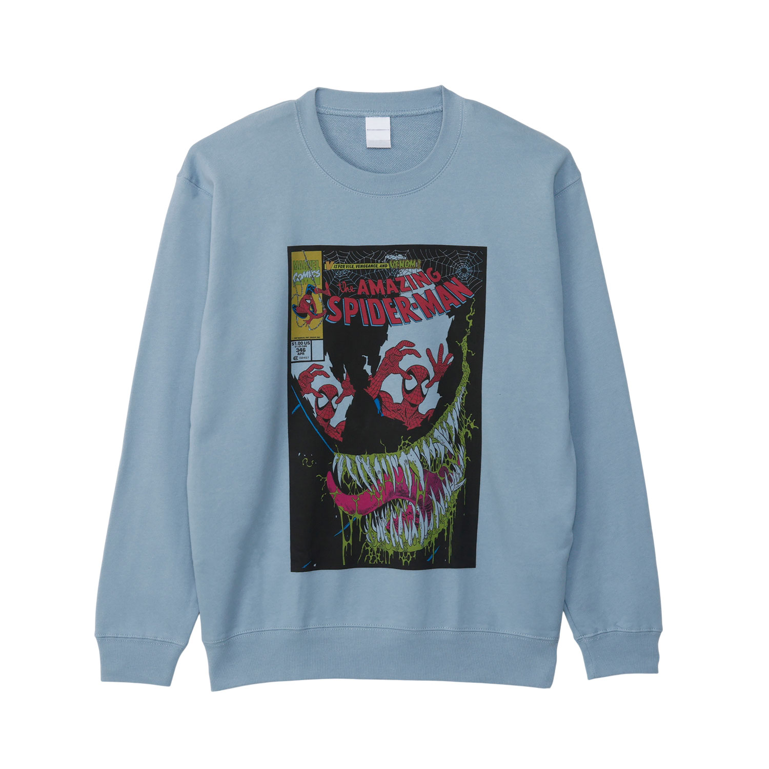 [公式] メーカー直営 MARVEL スウェット ヴェノム フェイス L