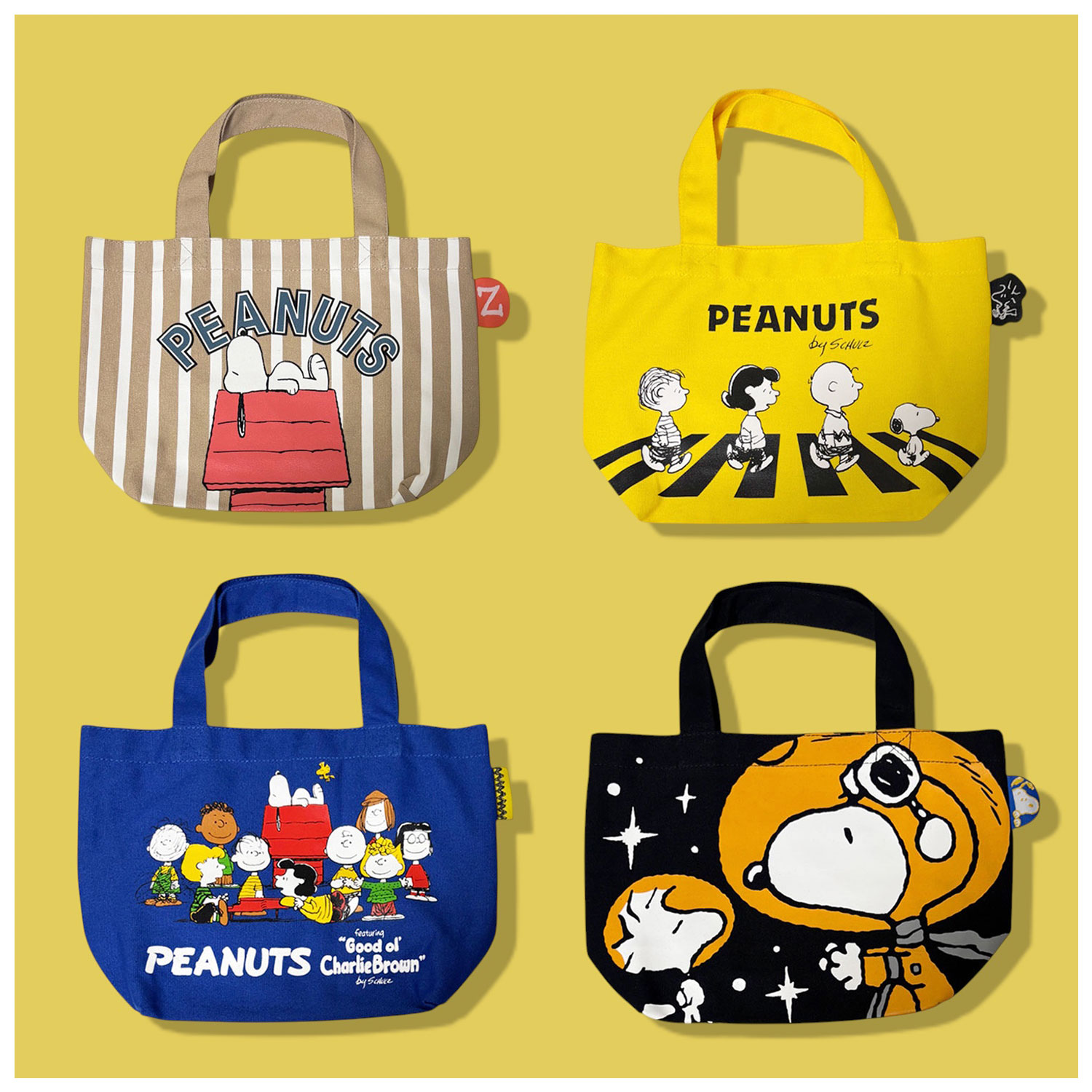 [公式] メーカー直営 PEANUTS ピーナッツ カラーマチ付きバッグ ウォーク
