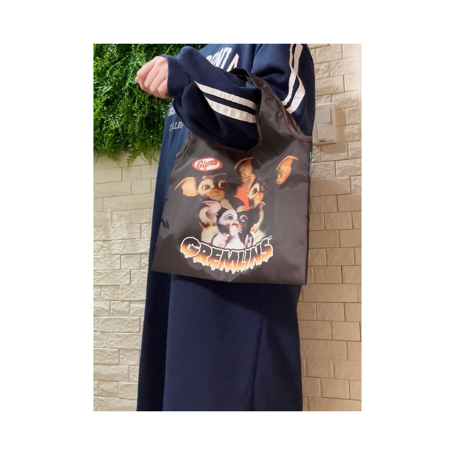 公式] グレムリン ミニエコバッグ ギズモ ブラック | キャラクター