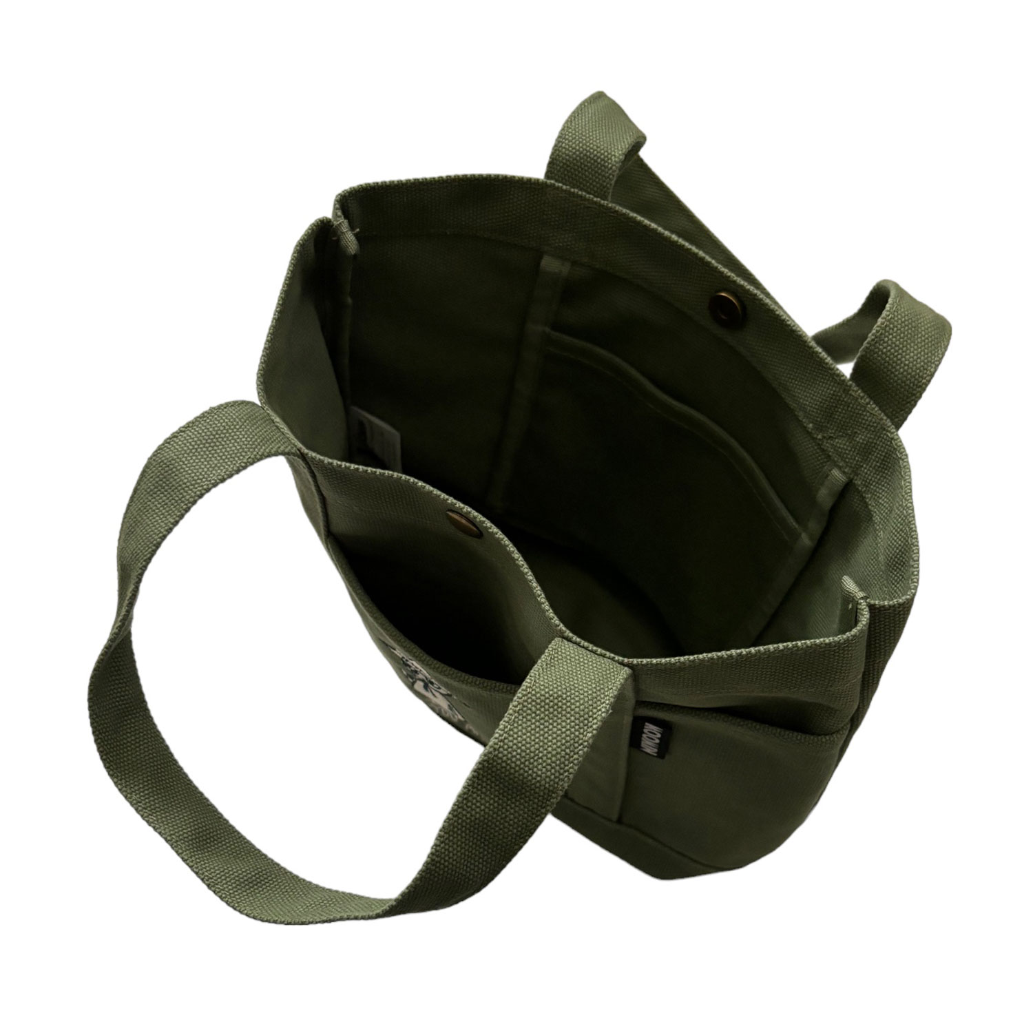 【甘党スナフキン】 スナフキン】森色に染め上げたボタニカルレザーのショルダー