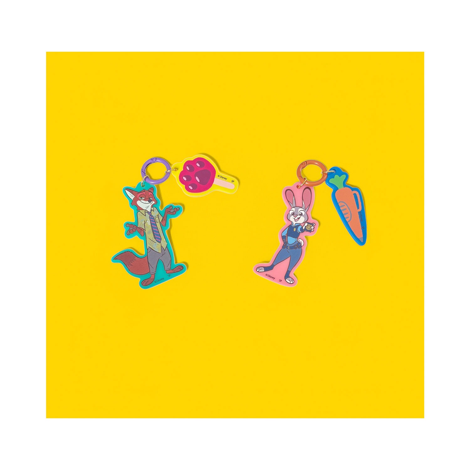[公式] メーカー直営 ディズニー ズートピア カラーアクリルキーチェーン ジュディ
