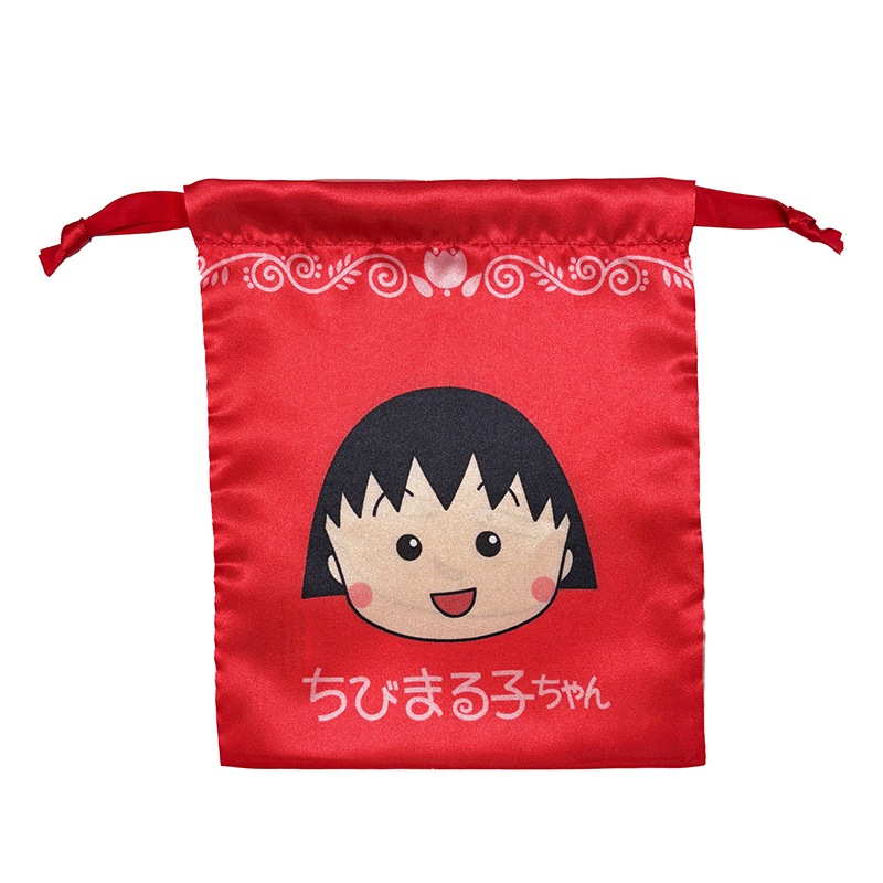 [公式] メーカー直営 ちびまる子ちゃん リボン巾着 フェイス