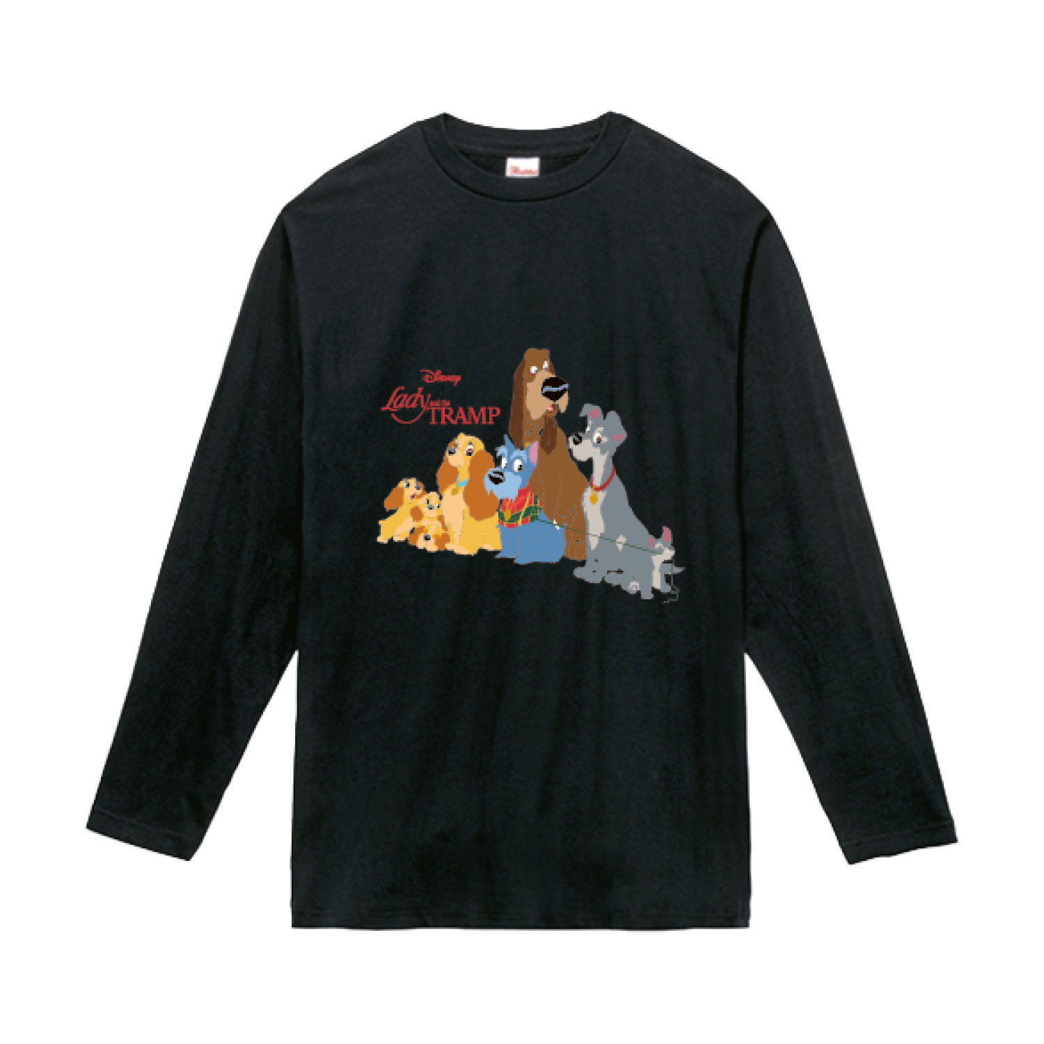 公式] メーカー直営 ディズニー ロングTシャツ わんわん物語 糸 