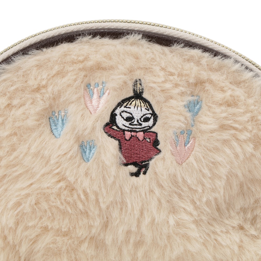 [公式]ムーミン ファーポーチ／リトルミイ　 ベージュ