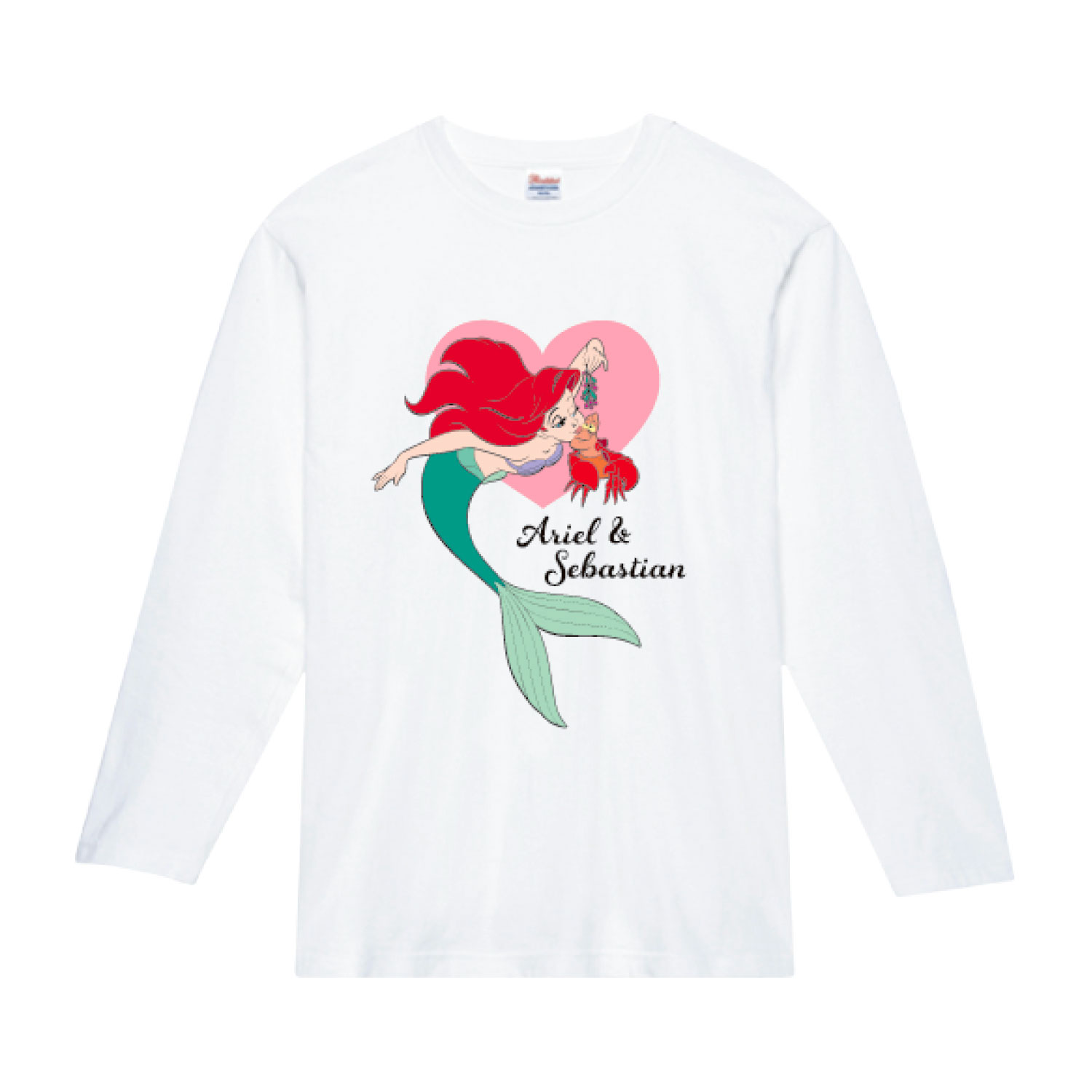 [公式] メーカー直営 ディズニー ロングTシャツ リトル・マーメイド キス