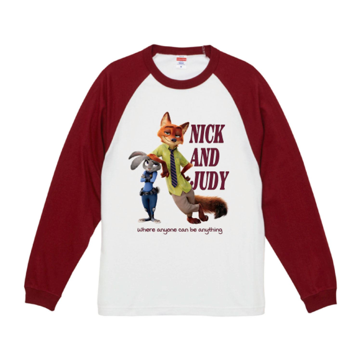 [公式] メーカー直営 ディズニー ロングTシャツ ズートピア 相棒