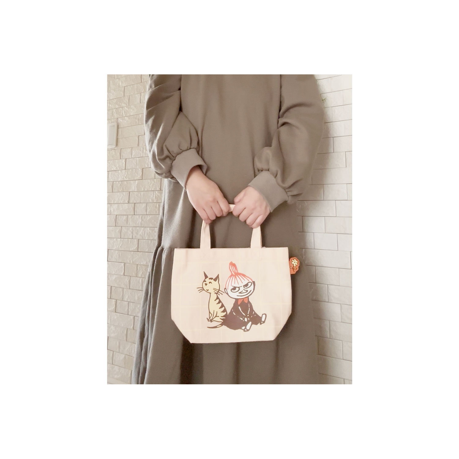 [公式] メーカー直営 ムーミン カラーマチ付きバッグ おすわり