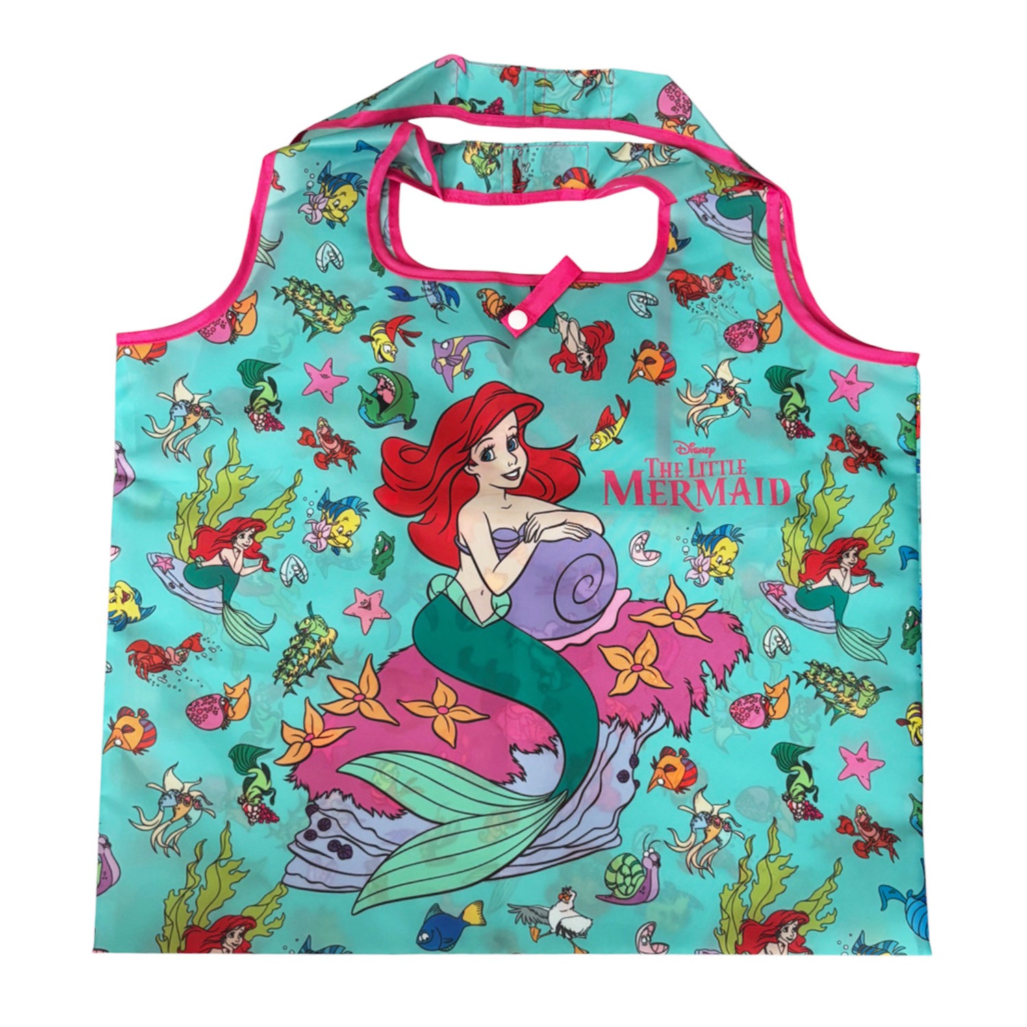 [公式] メーカー直営 ディズニー くるくるショッピングバッグ リトル・マーメイド パターン