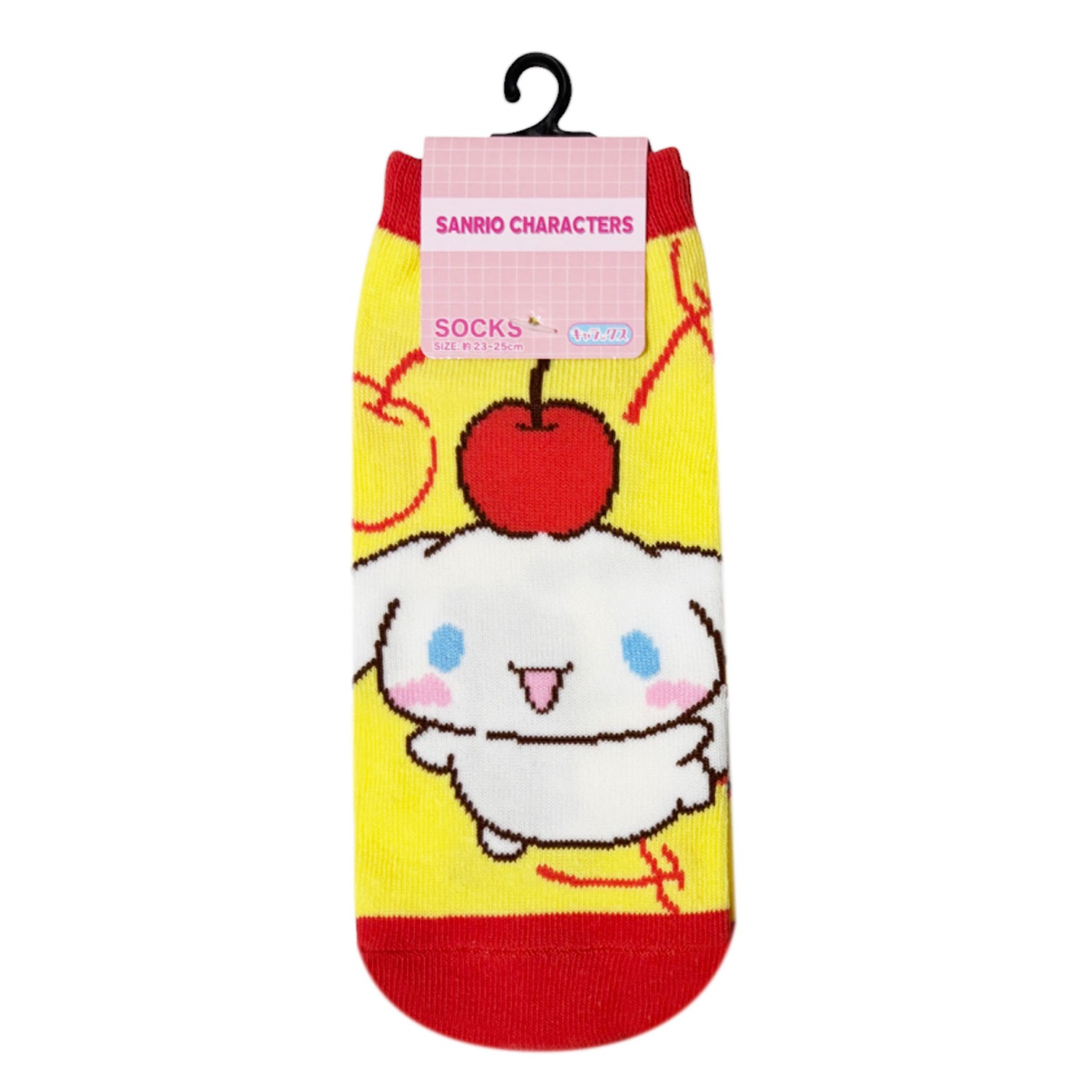 [公式] メーカー直営 サンリオキャラクターズ キャラックス（靴下）シナモロール さくらんぼ