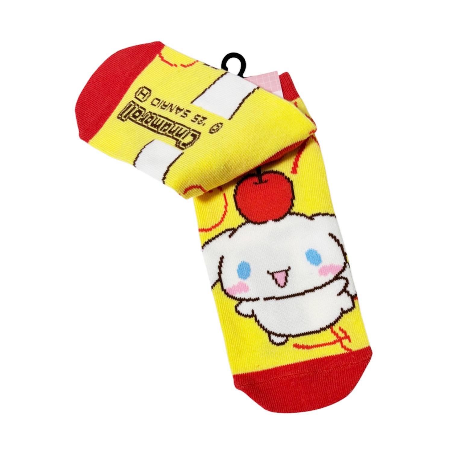 [公式] メーカー直営 サンリオキャラクターズ キャラックス（靴下）シナモロール さくらんぼ