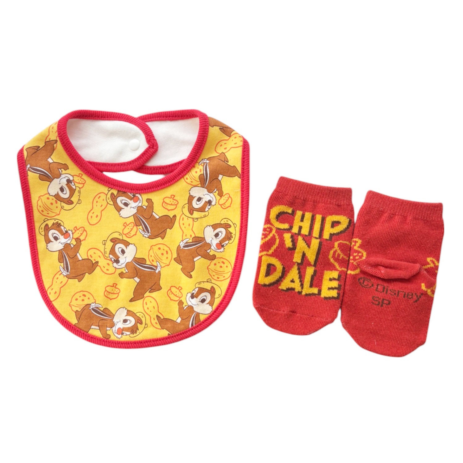 [公式] メーカー直営 ディズニー チップ＆デール ベビーセット どんぐり