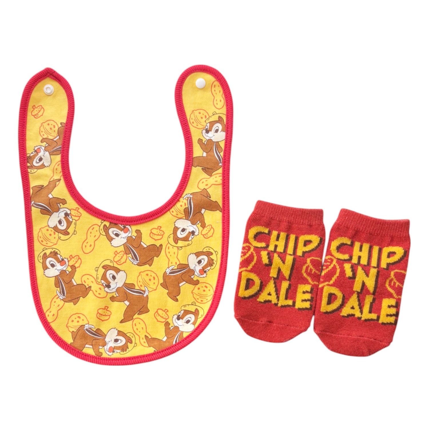 [公式] メーカー直営 ディズニー チップ＆デール ベビーセット どんぐり