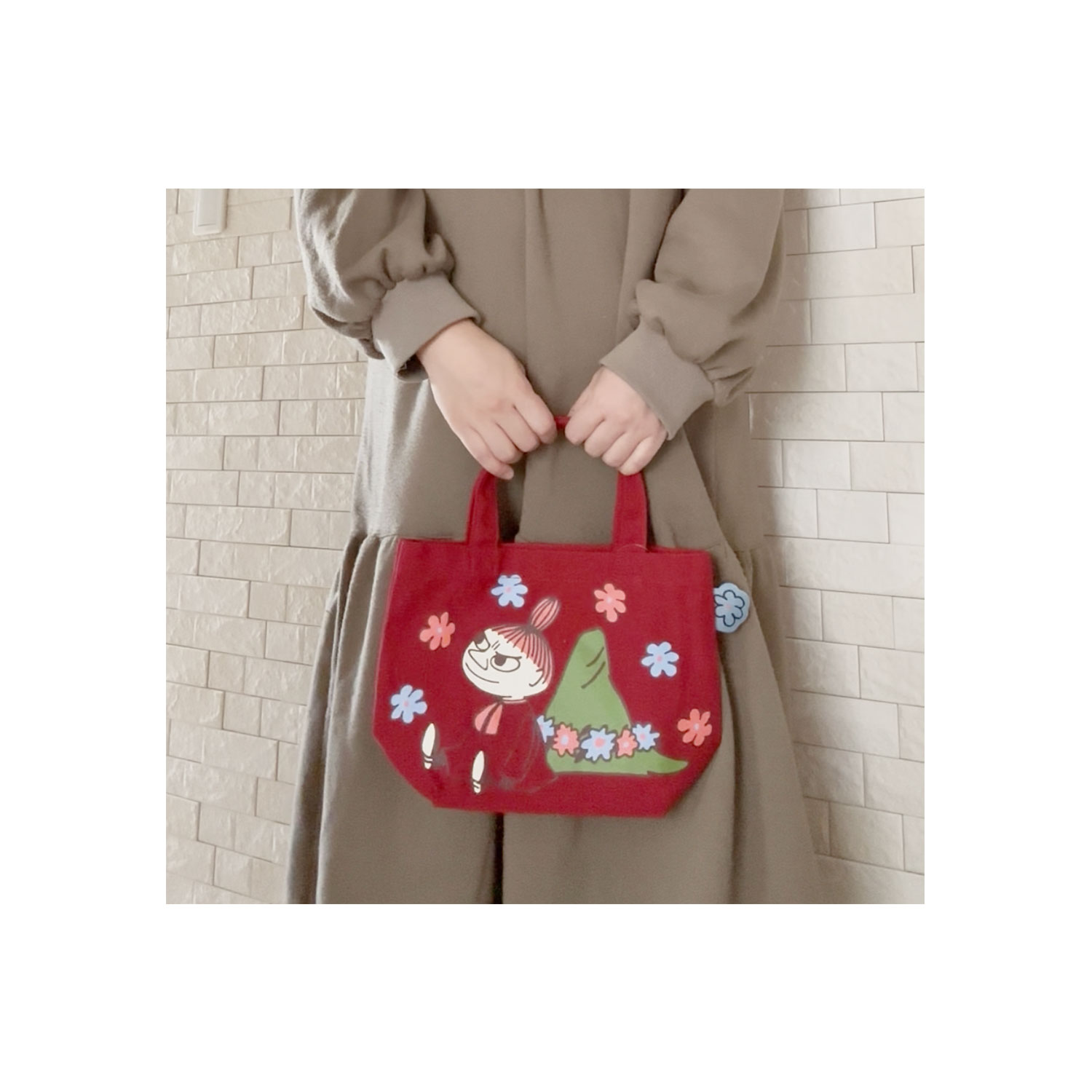 [公式] メーカー直営 ムーミン カラーマチ付きバッグ リトルミイと帽子