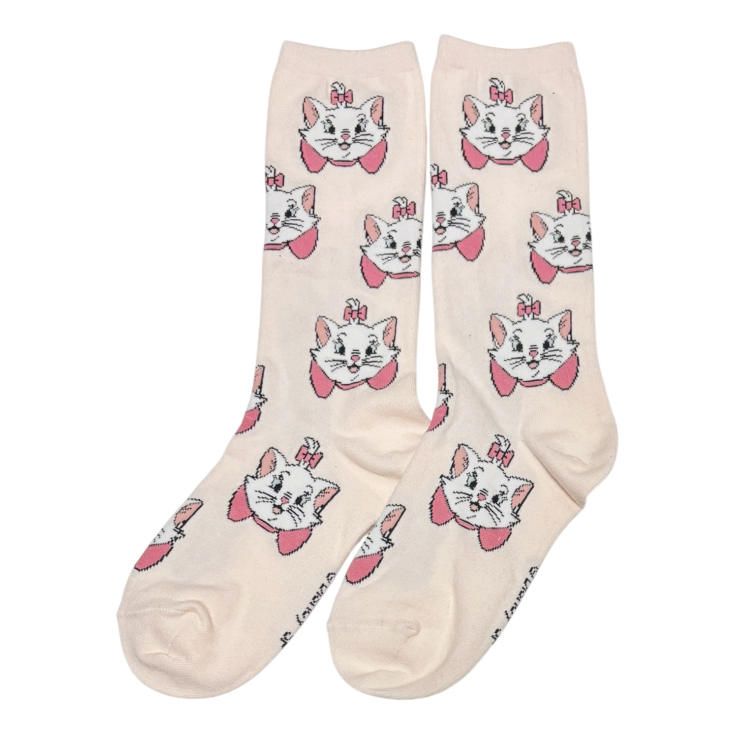 [公式] メーカー直営 ディズニー キャット＆ドッグ パターンソックス マリー