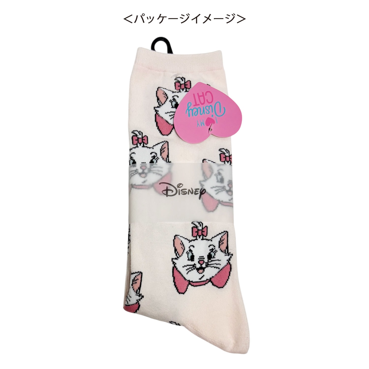 [公式] メーカー直営 ディズニー キャット＆ドッグ パターンソックス マリー