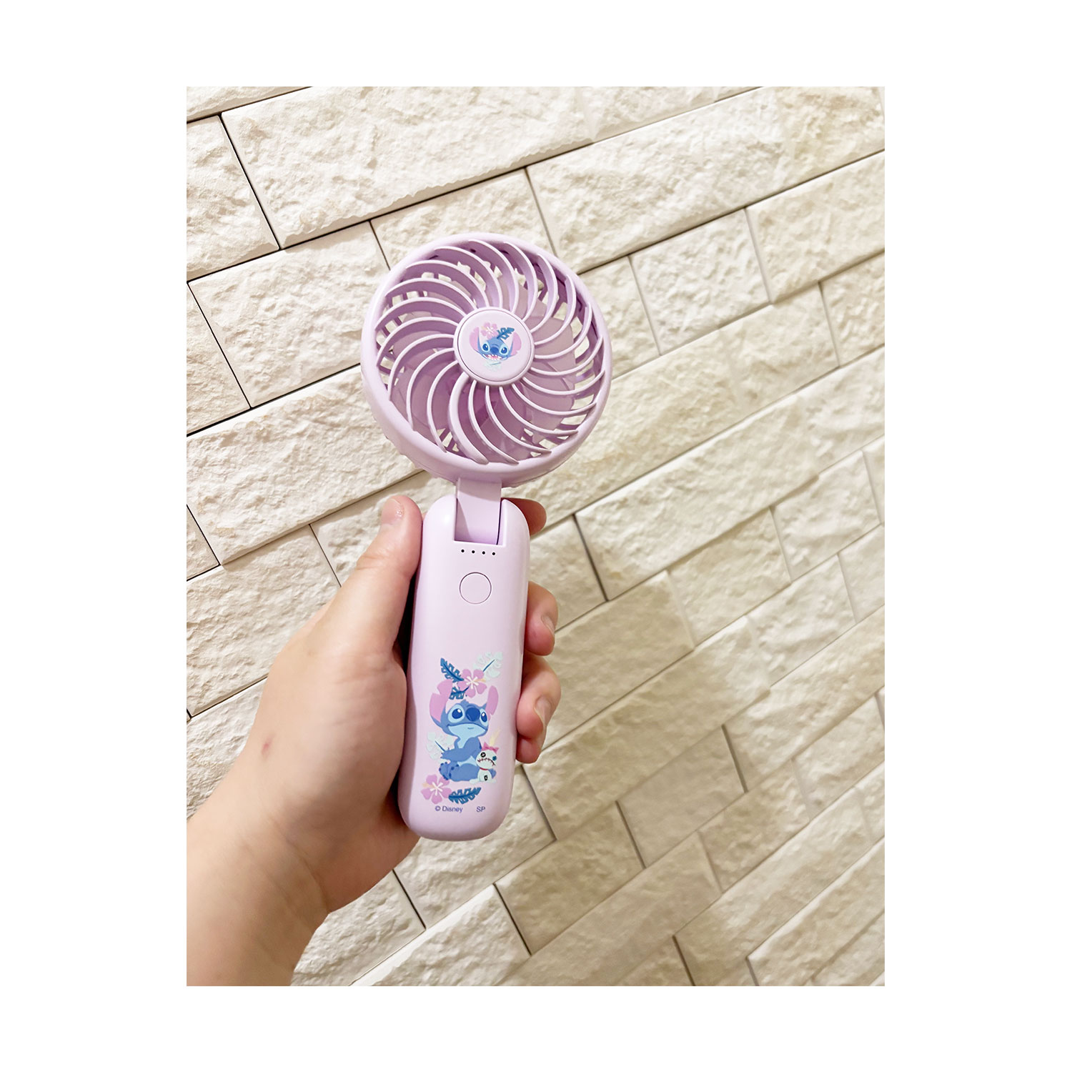 公式] メーカー直営 ディズニー ハンディファン スティッチ ボタニカル