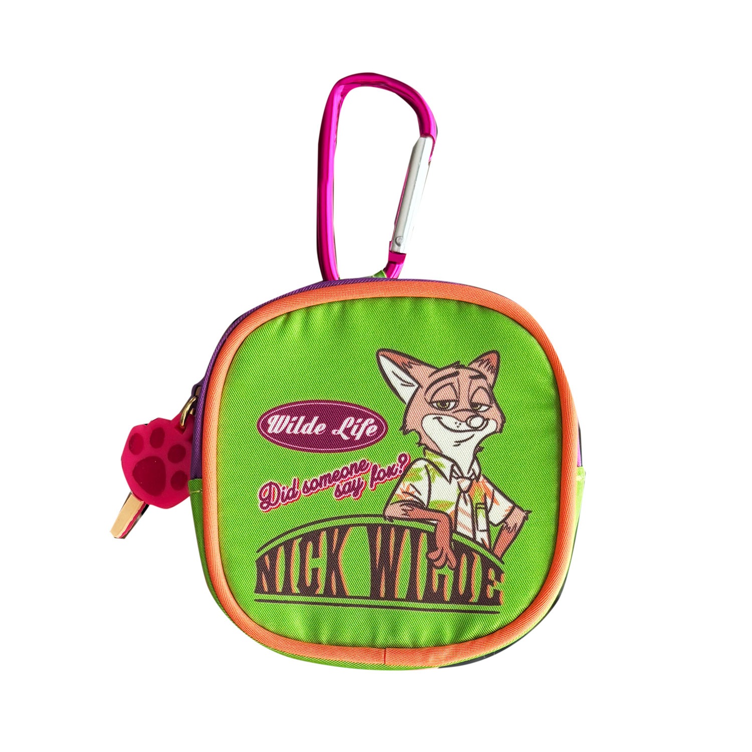 [公式] メーカー直営 ディズニー ズートピア カラビナ付ミニポーチ ニック／ロゴ