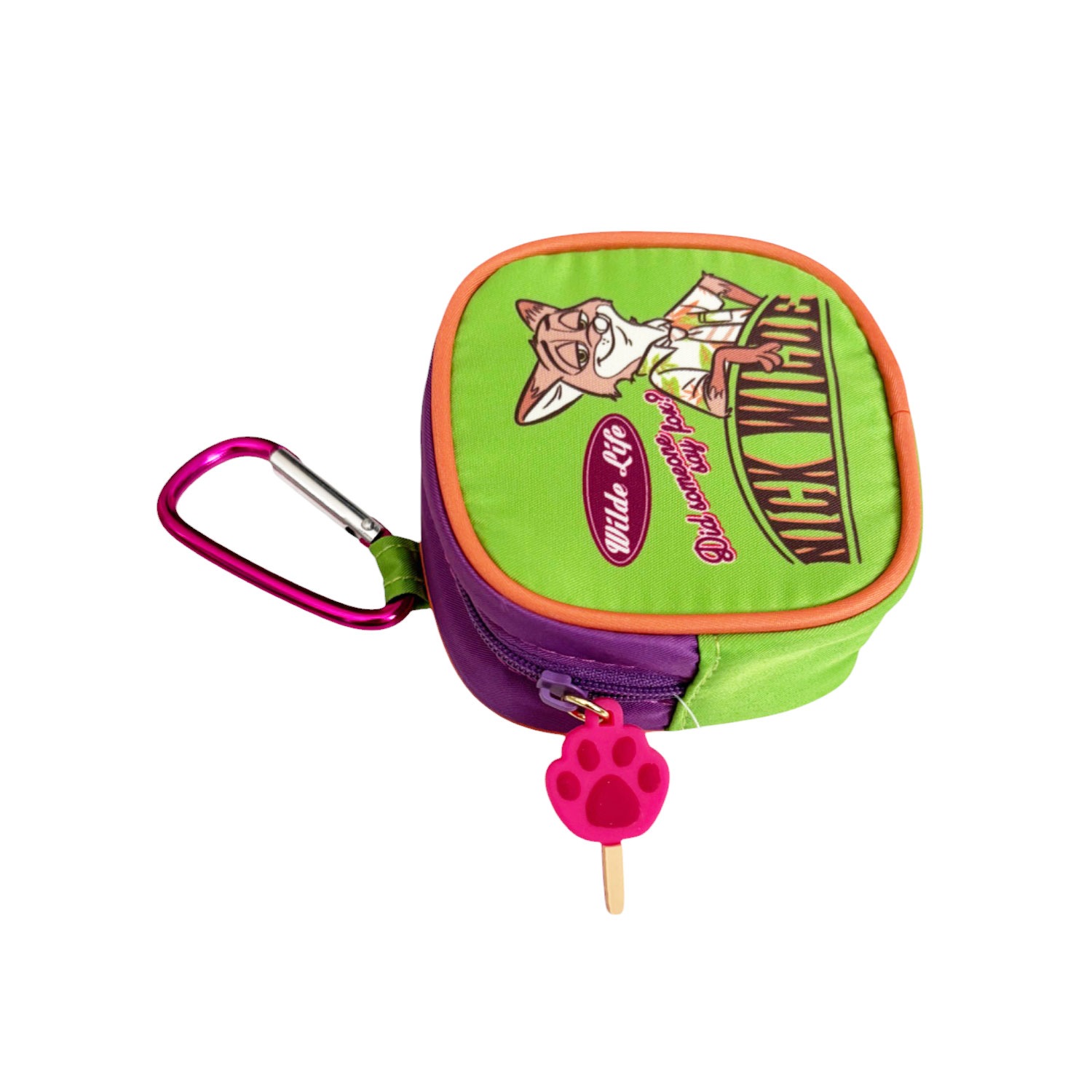 [公式] メーカー直営 ディズニー ズートピア カラビナ付ミニポーチ ニック／ロゴ