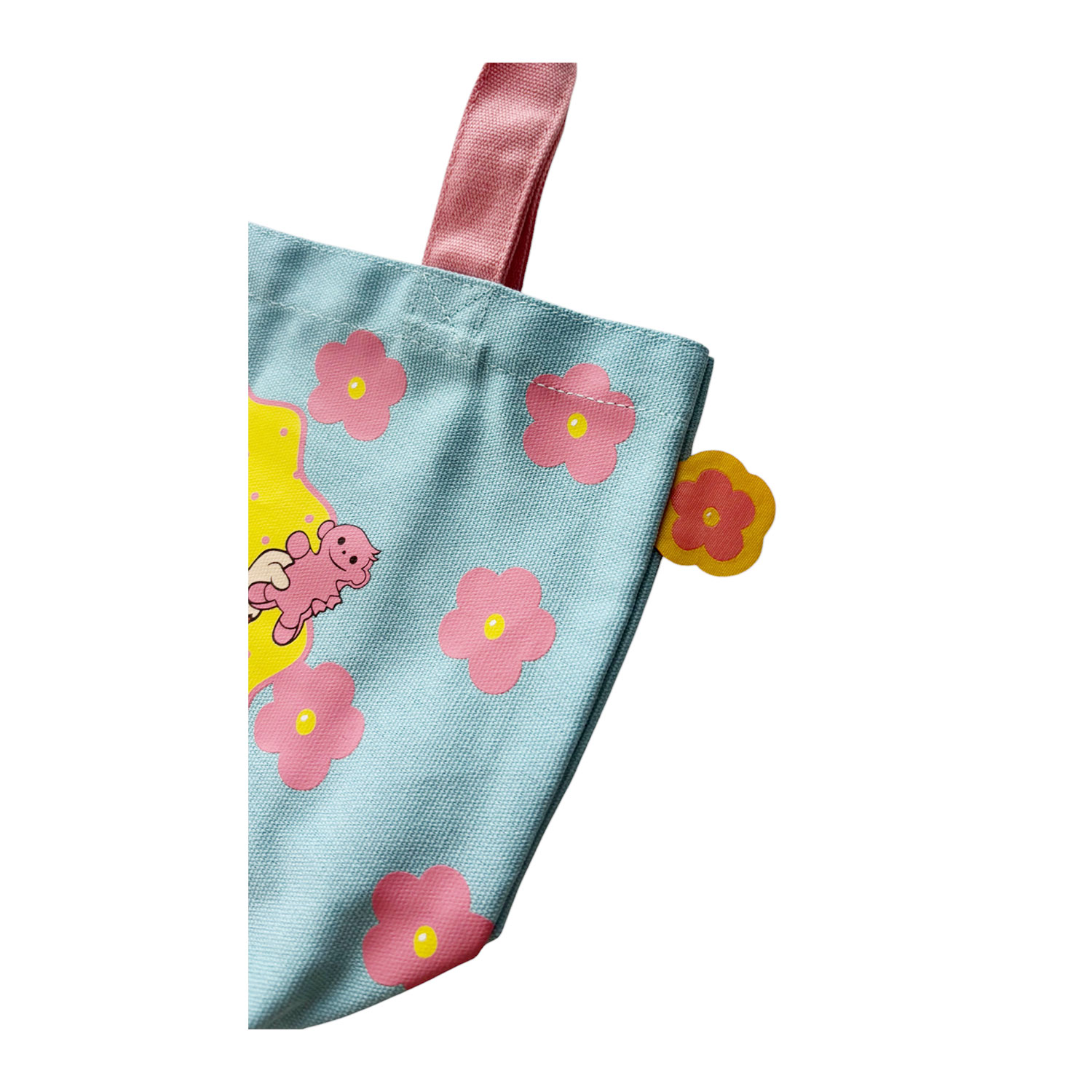 [公式] メーカー直営 おさるのジョージ カラーマチ付バッグ フラワー