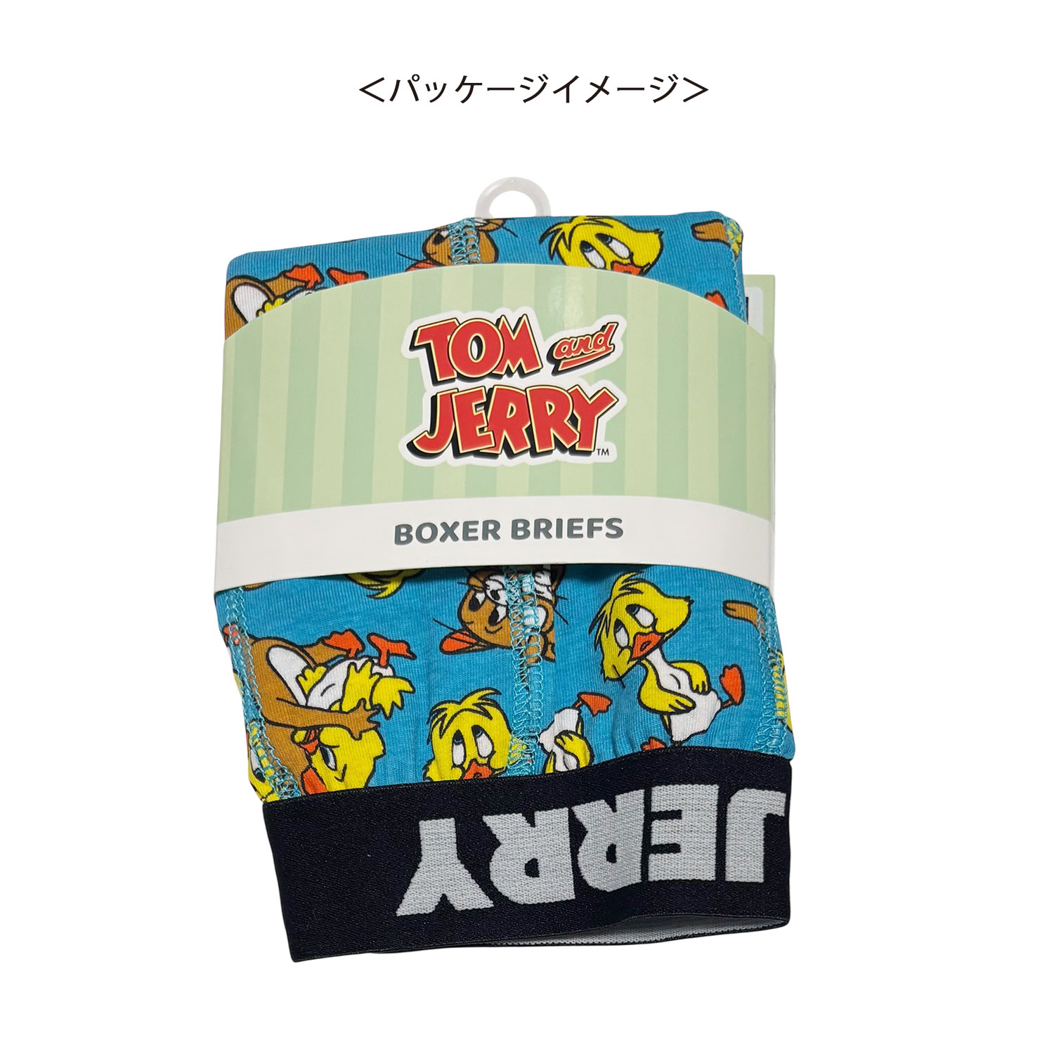 [公式] メーカー直営 トムとジェリー ボクサーパンツ ジェリ＆クアッカー