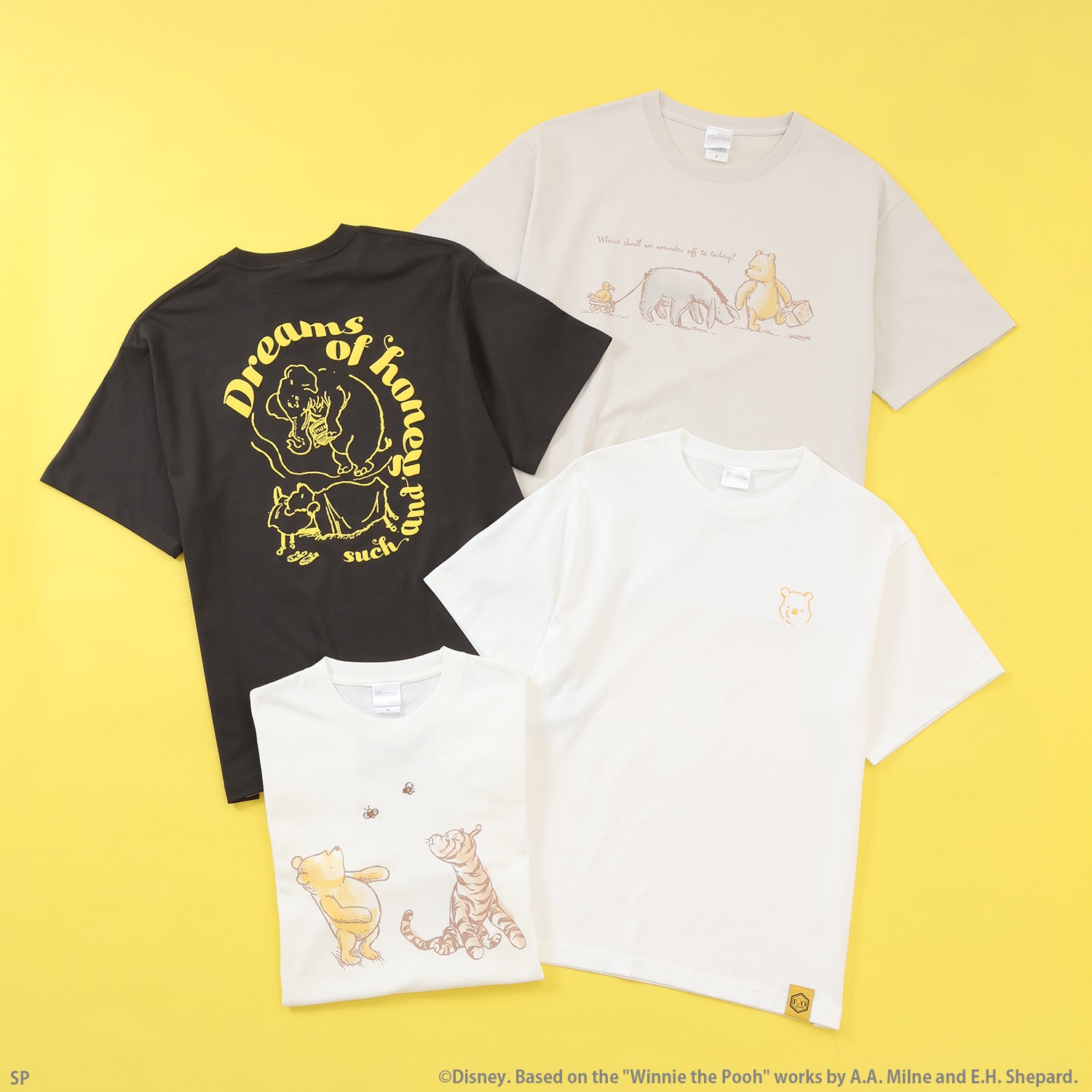 [公式] メーカー直営 ディズニー くまのプーさん クラシック・プー Tシャツ プーとイーヨー