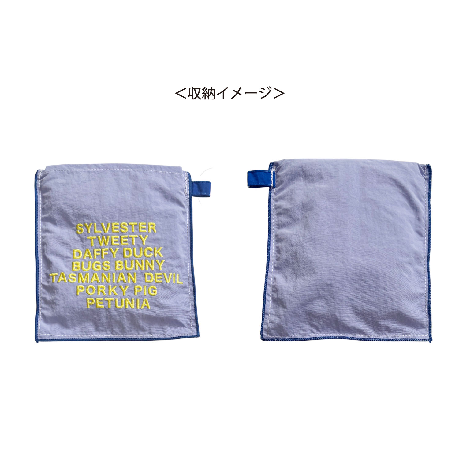 [公式] LOONEY TUNES/NOSTALGICA（ルーニー・テューンズ/ノスタルジカ）刺繍エコバッグ ルーニー・テューンズ イエロー
