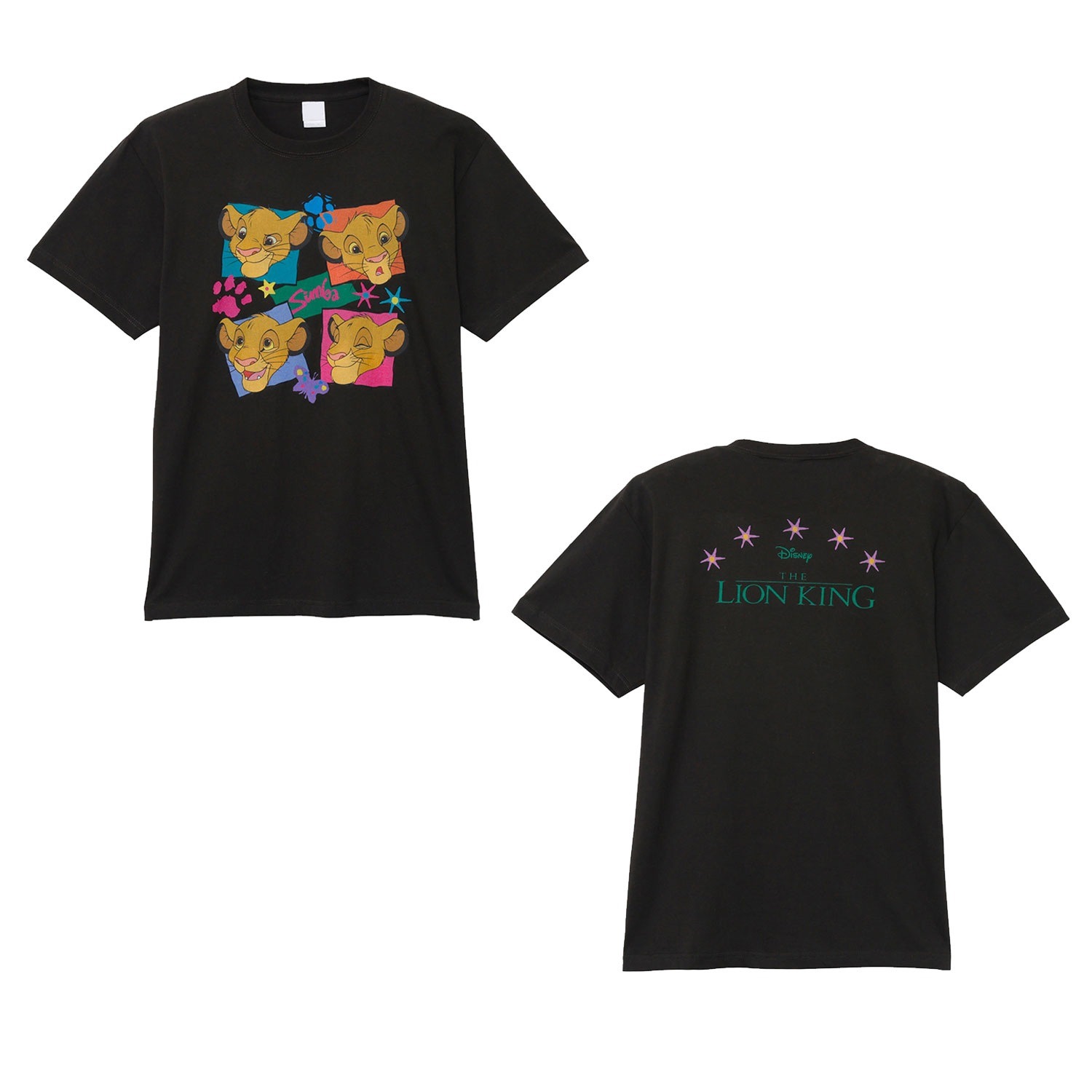 公式] NOSTALGICA ノスタルジカ Tシャツ ライオン・キング ブラック