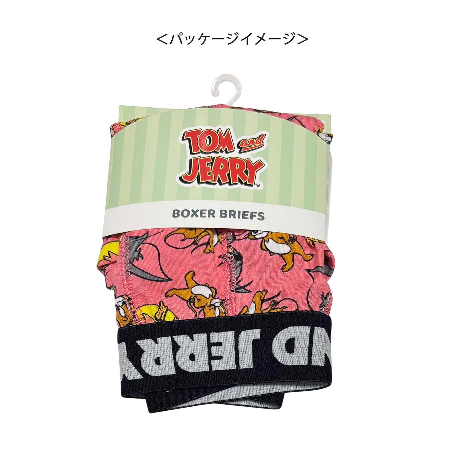[公式] メーカー直営 トムとジェリー ボクサーパンツ ロゴ