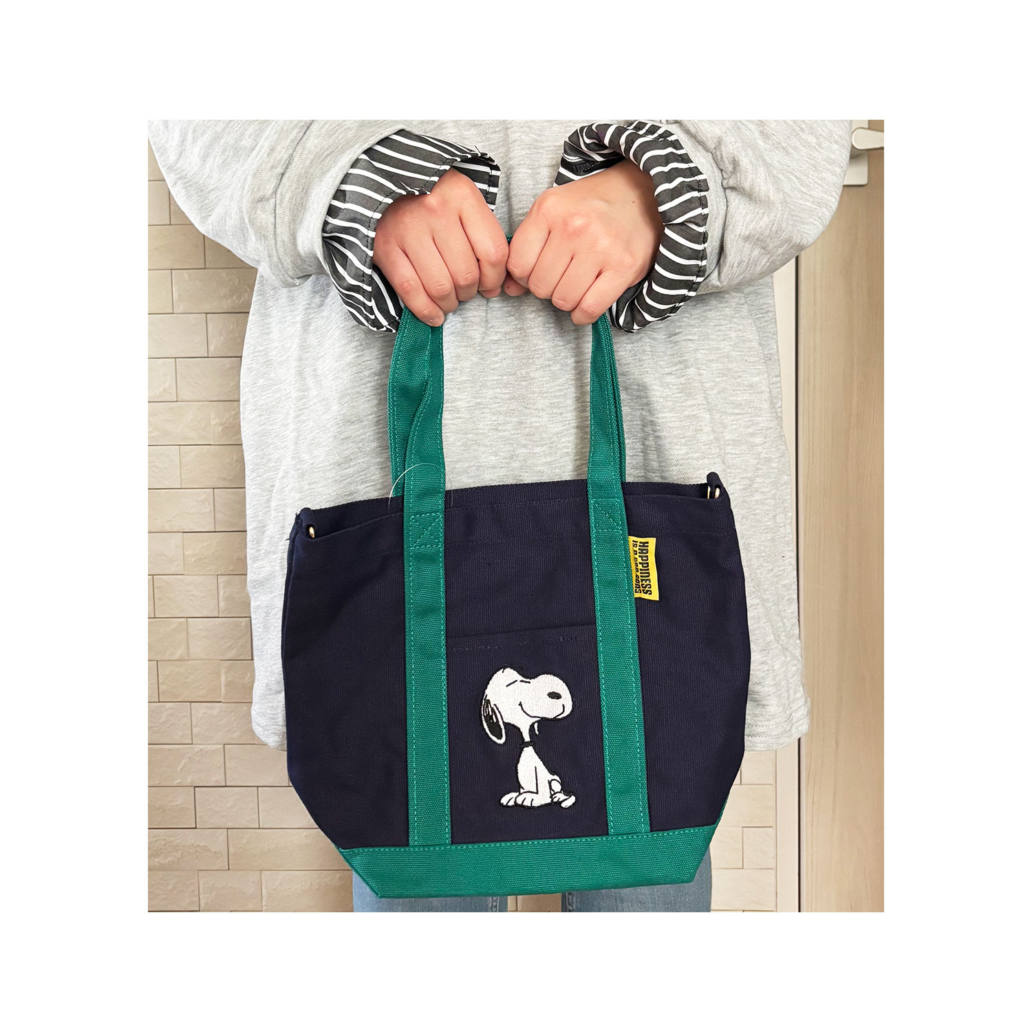 [公式] 【 PEANUTS NOSTALGICA 】 ノスタルジカ ヴィンテージ ピーナッツ トートバッグ サイズ-Ｓ ＮＶ
