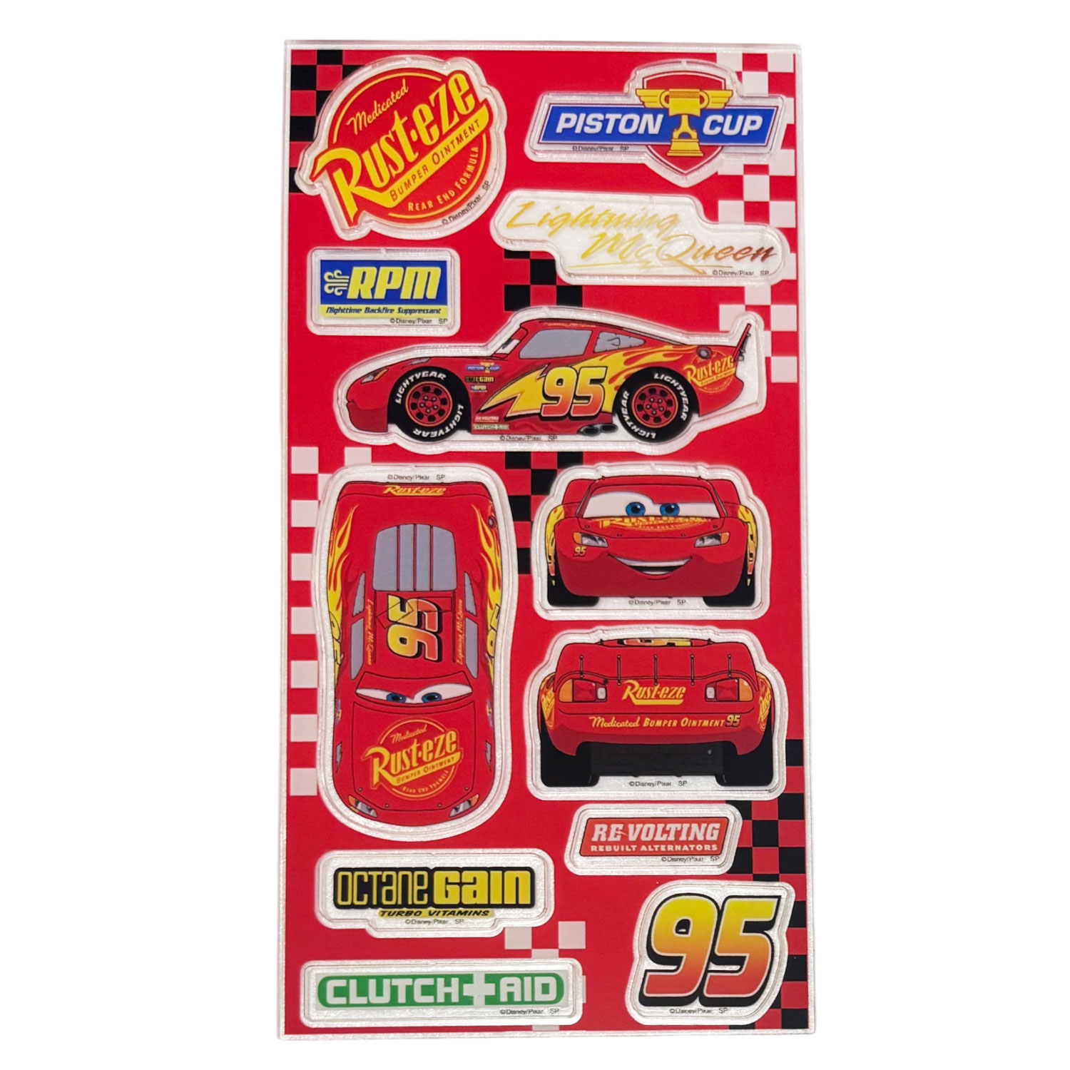 公式] メーカー直営 ディズニー/ピクサー カーズ アクリルステッカー
