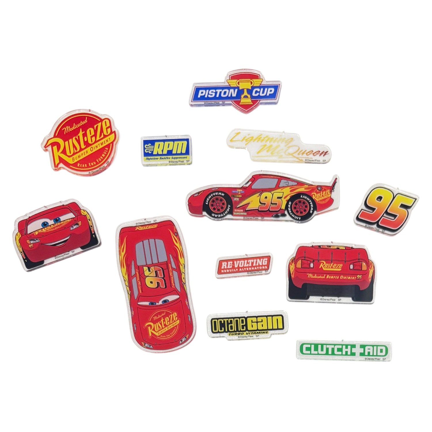 公式] メーカー直営 ディズニー/ピクサー カーズ アクリルステッカー