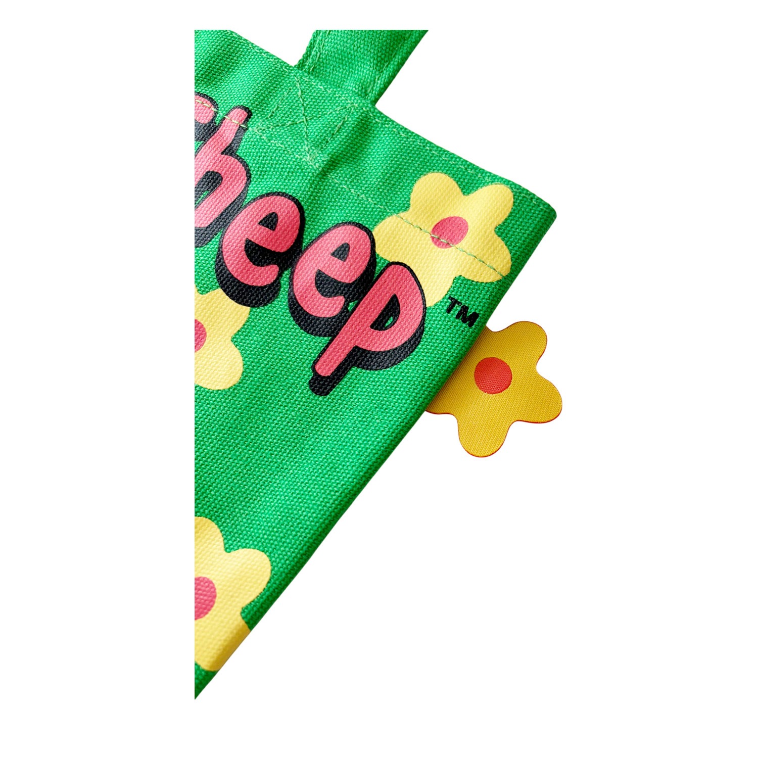 公式] メーカー直営 ひつじのショーン カラーマチ付きバッグ お花