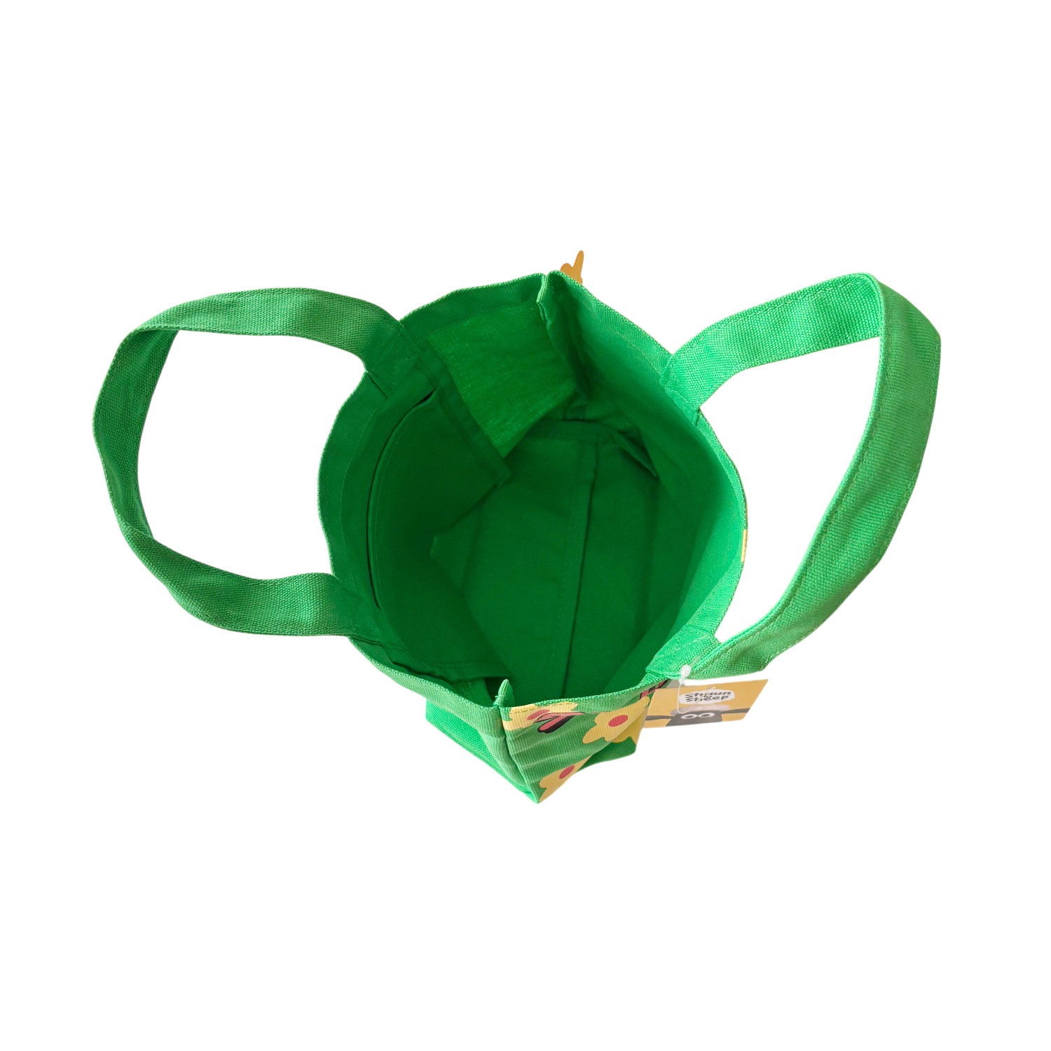 公式] メーカー直営 ひつじのショーン カラーマチ付きバッグ お花