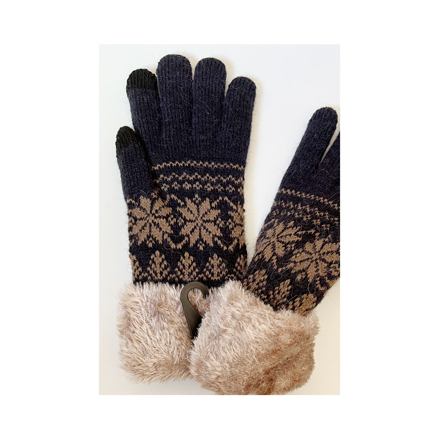 [公式]ムーミン ワンポイント刺繍 スマホ対応 手袋 / ムーミン フラワー