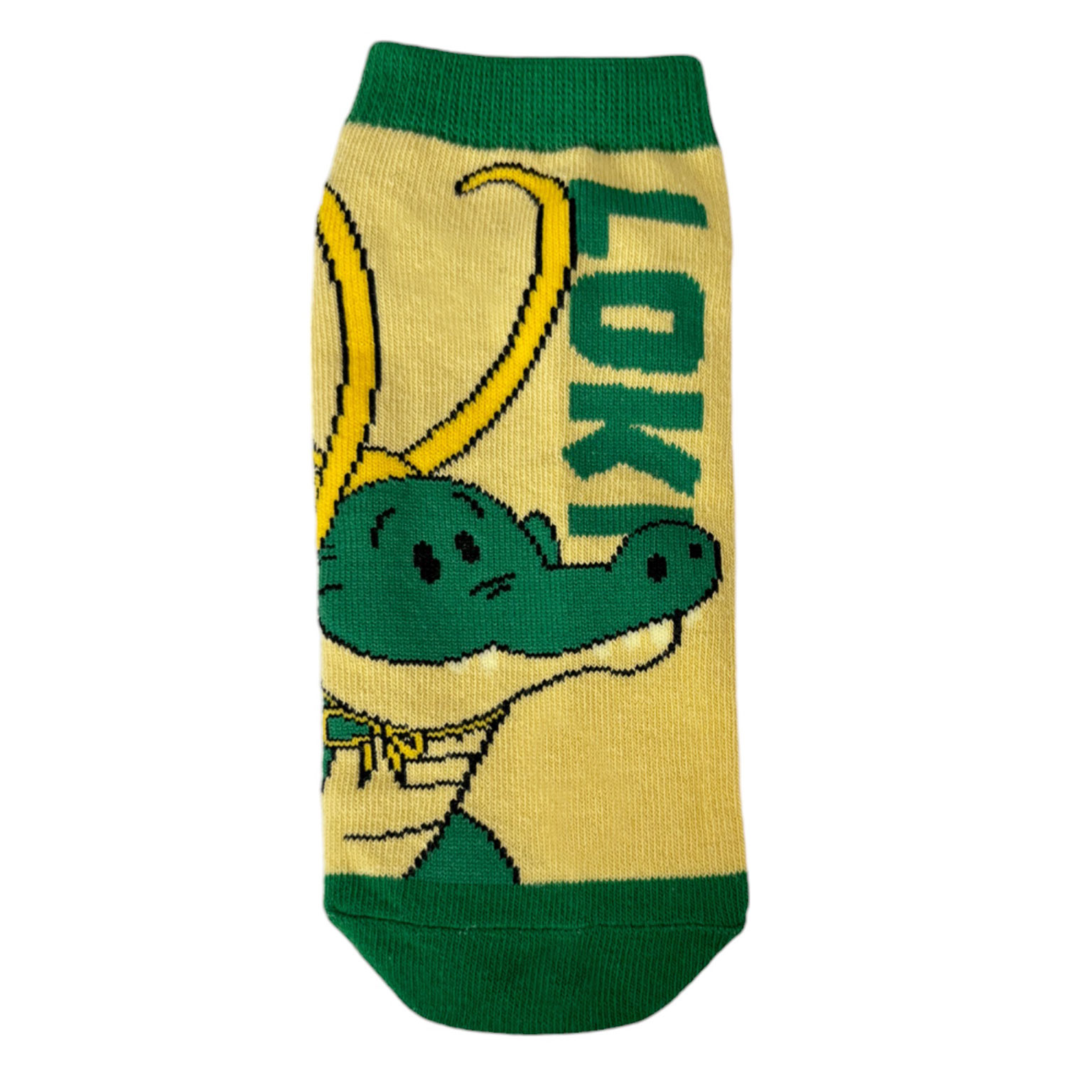 [公式] メーカー直営 MARVEL キャラックス（靴下）ロキ ワニ アップ 23~25cm