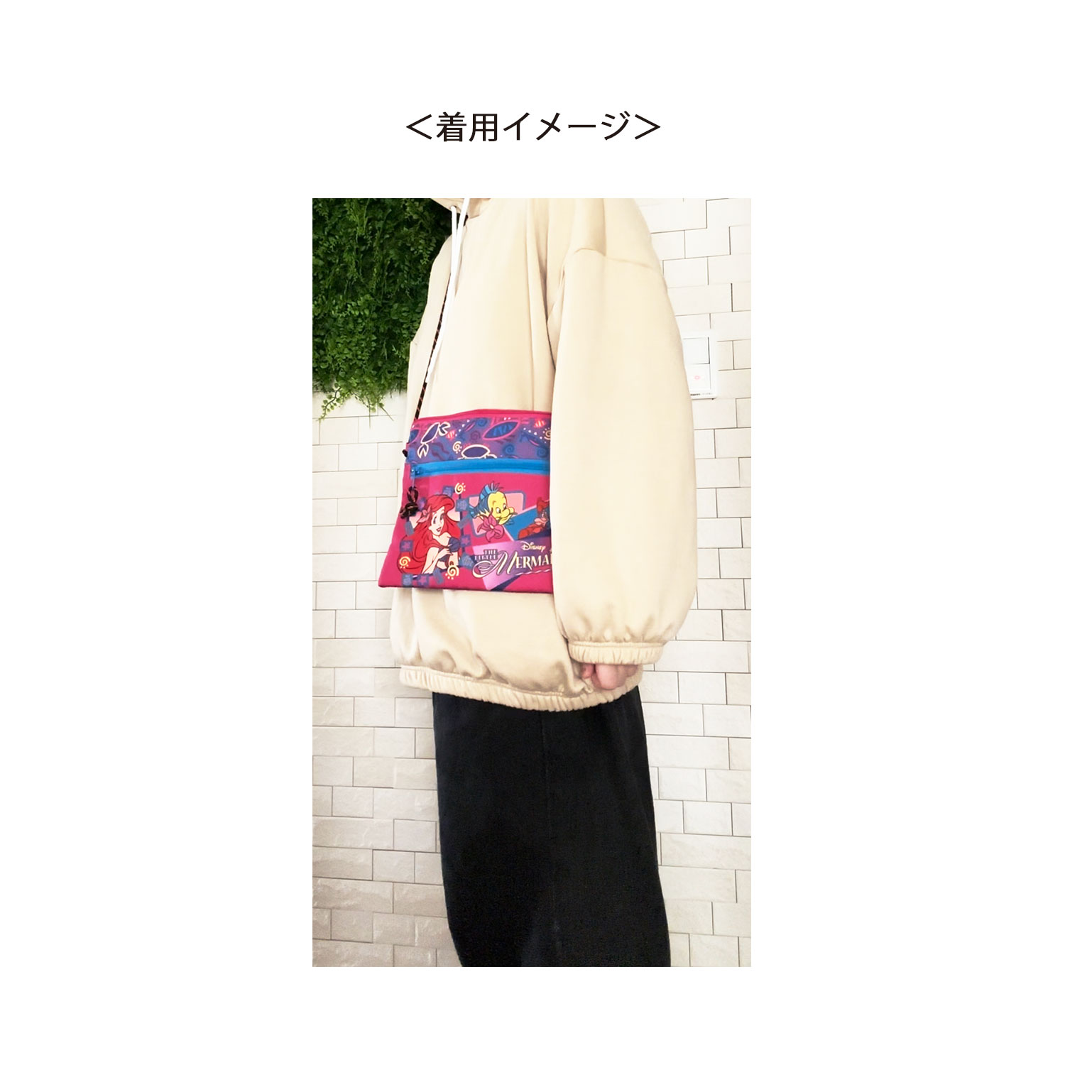 [公式] ノスタルジカ　リトル・マーメイド　サコッシュ　フィッシュ PURPLE