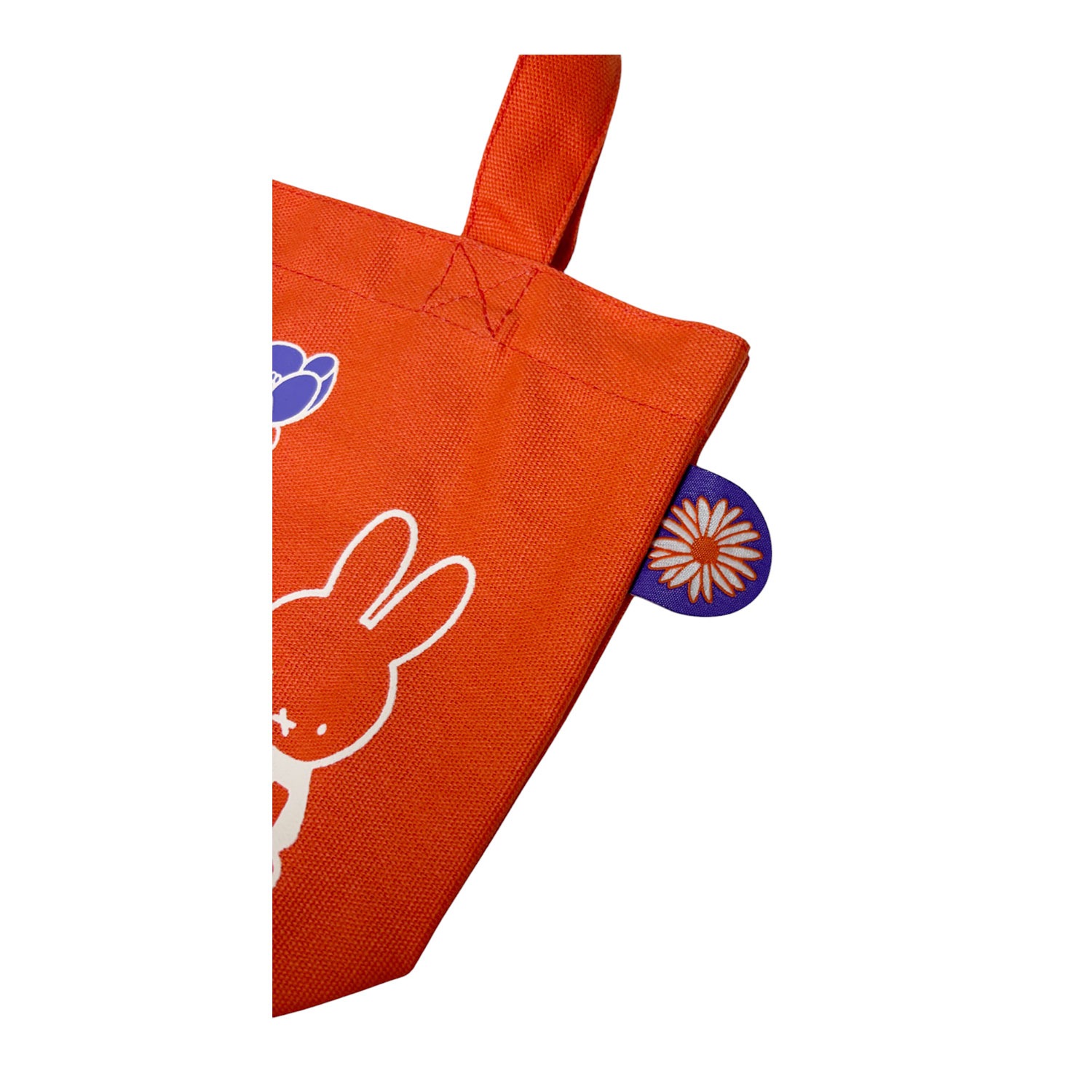 [公式] メーカー直営 ディック・ブルーナ カラーマチ付きバッグ  フラワー レッド