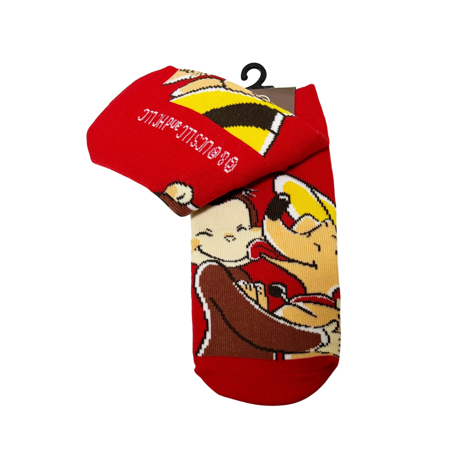 [公式] メーカー直営 おさるのジョージ85周年 キャラックス（ジュニア靴下）フレンズ ハート