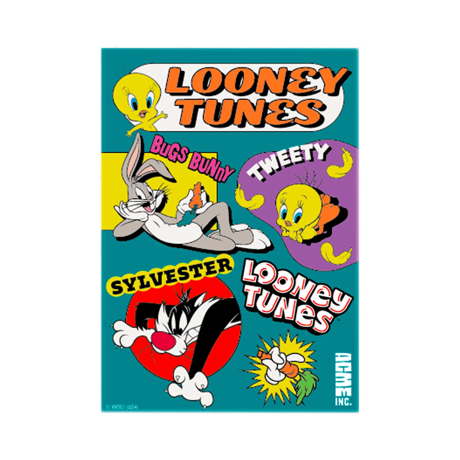 LOONEY TUNES ポスターステッカー みんな | キャラクター▷,ルーニー
