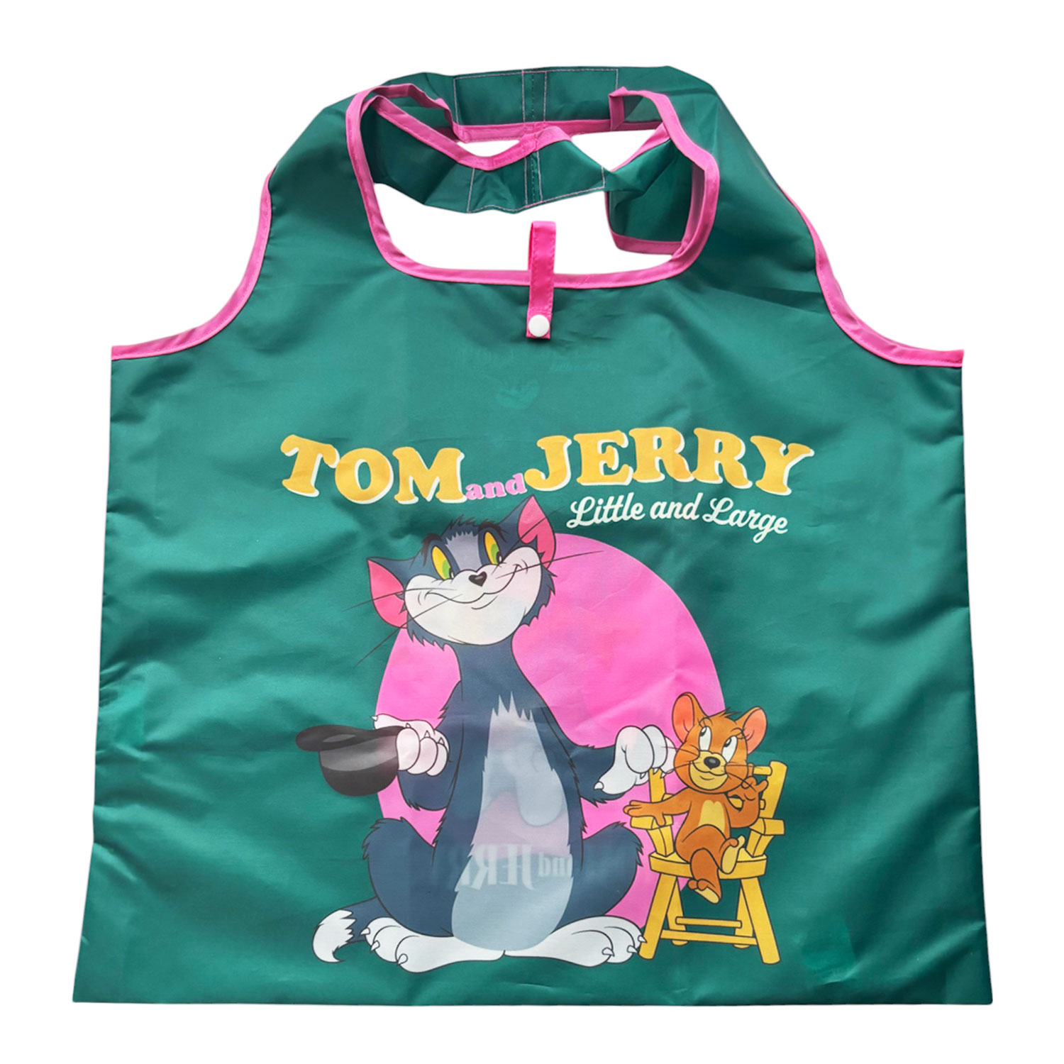 [公式] メーカー直営 トムとジェリー くるくるショッピングバッグ ロゴ 