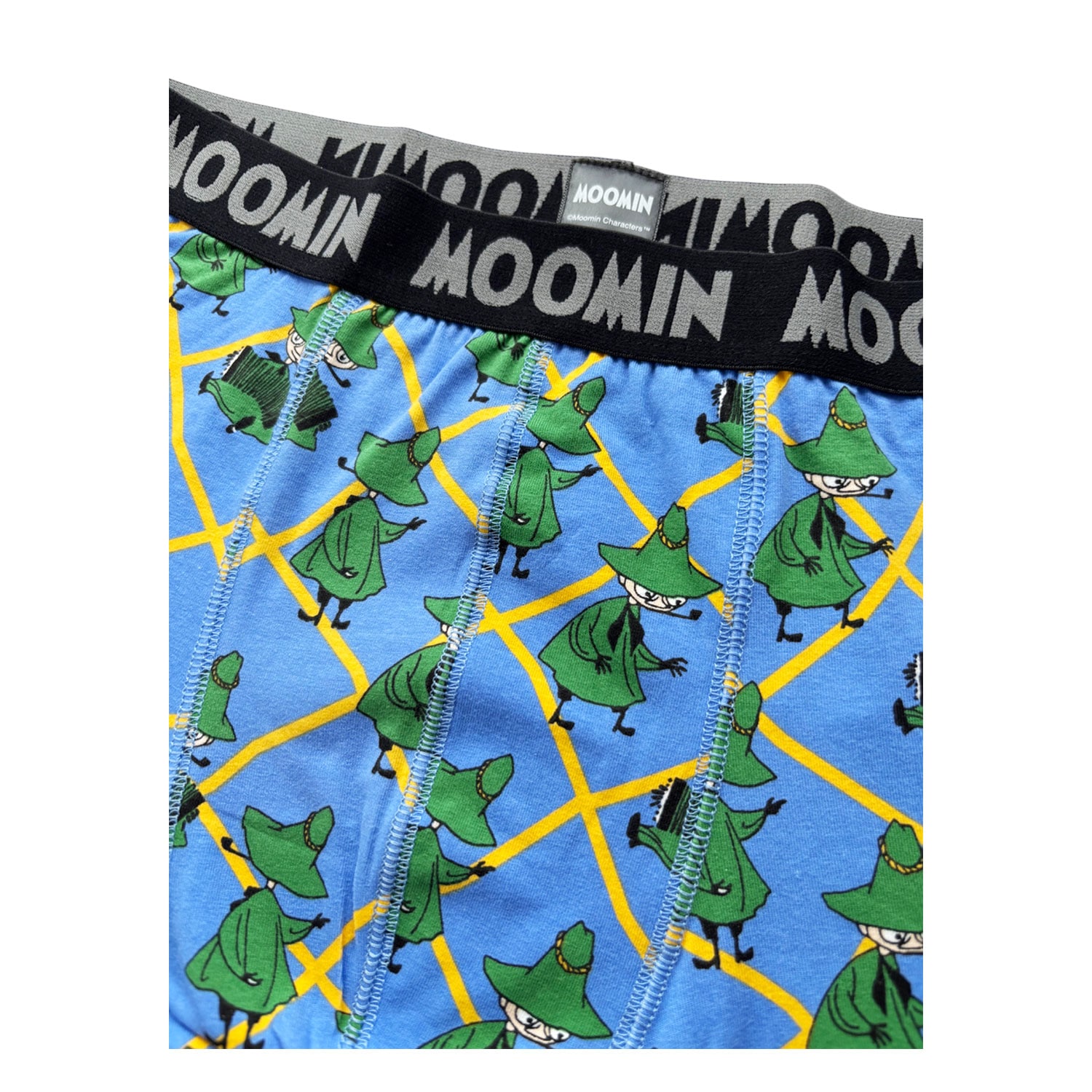 [公式] メーカー直営 ムーミン ボクサーパンツ スナフキン チェック