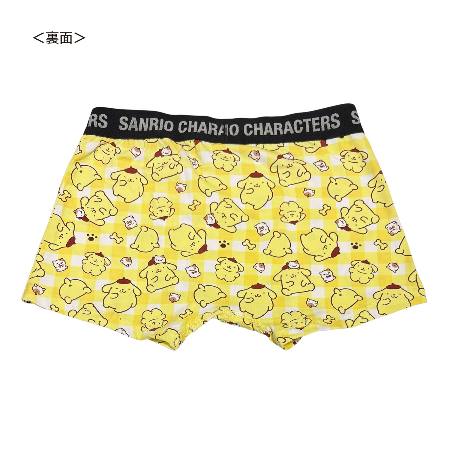 [公式] メーカー直営 サンリオキャラクターズ ボクサーパンツ ポムポムプリン チェック