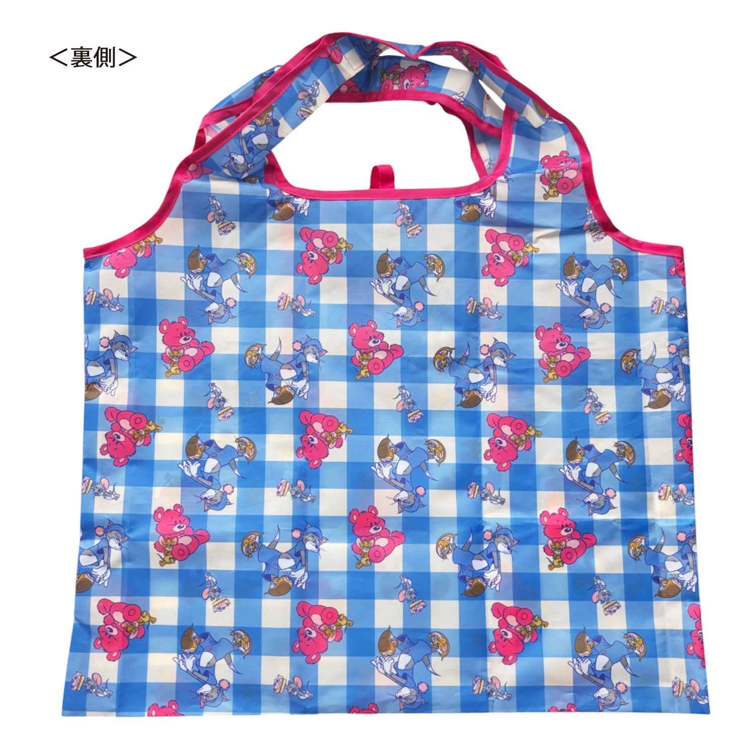 [公式] メーカー直営 トムとジェリー くるくるショッピングバッグ チェック