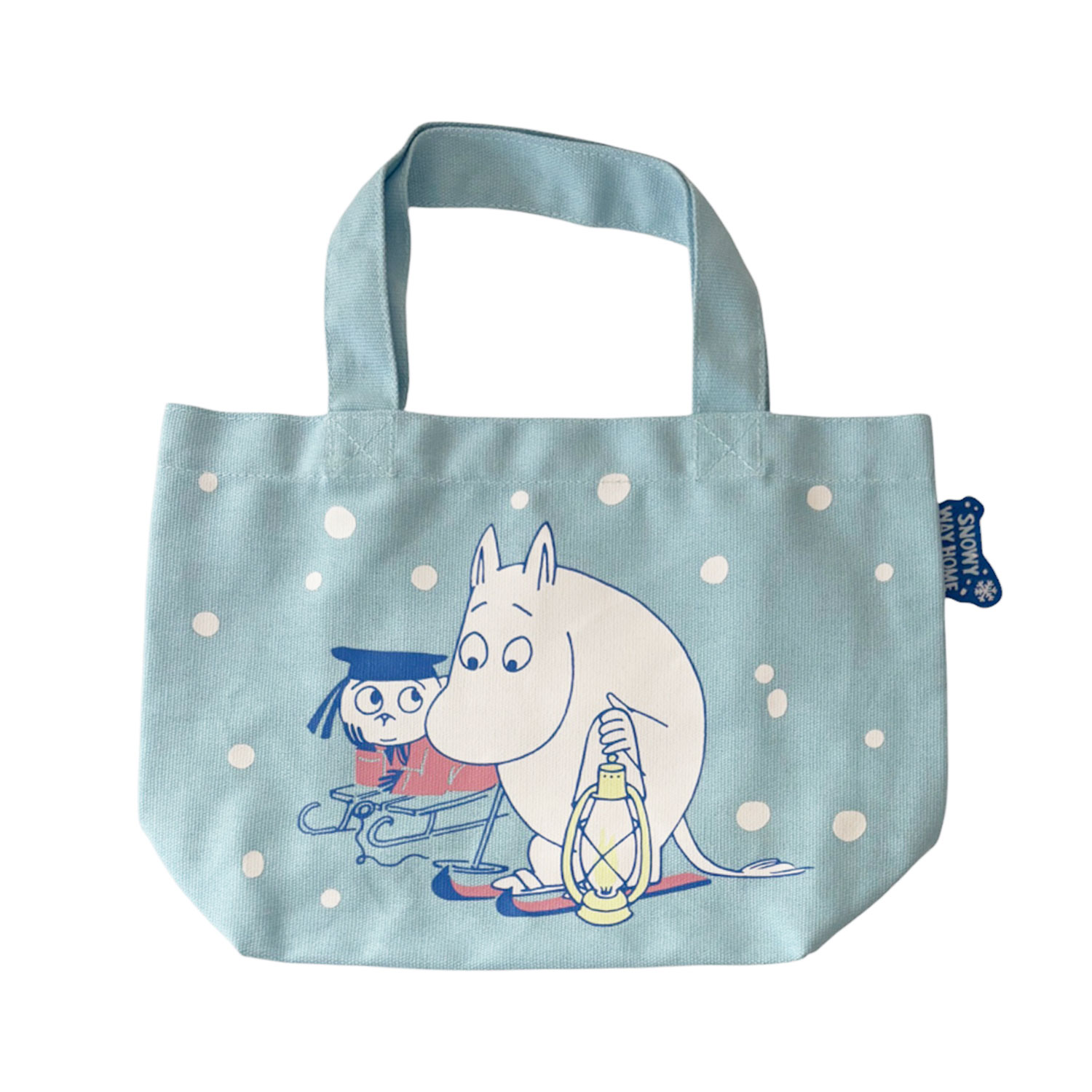 [公式] メーカー直営 ムーミン カラーマチ付バッグ 雪