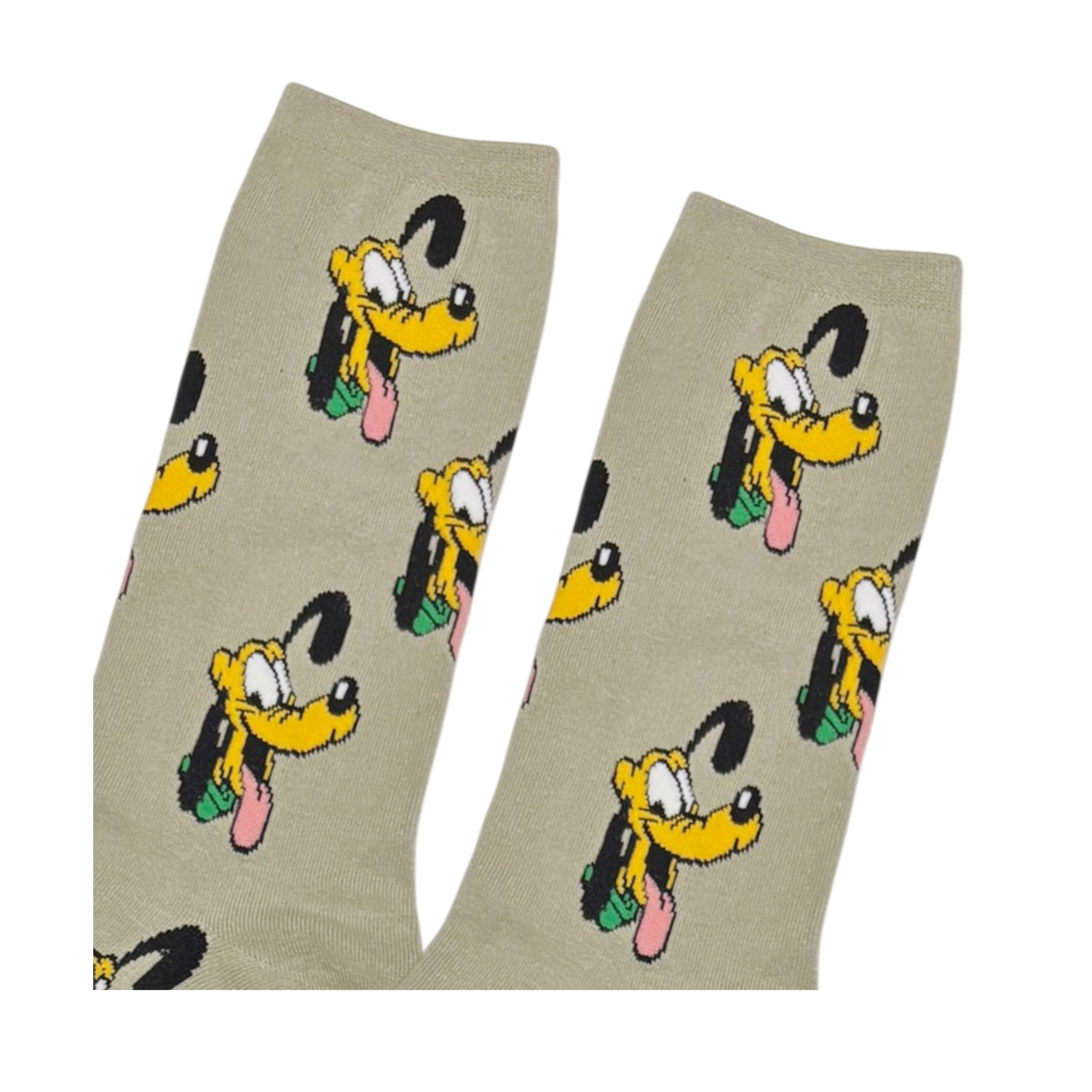 [公式] メーカー直営 ディズニー キャット＆ドッグ パターンソックス プルート