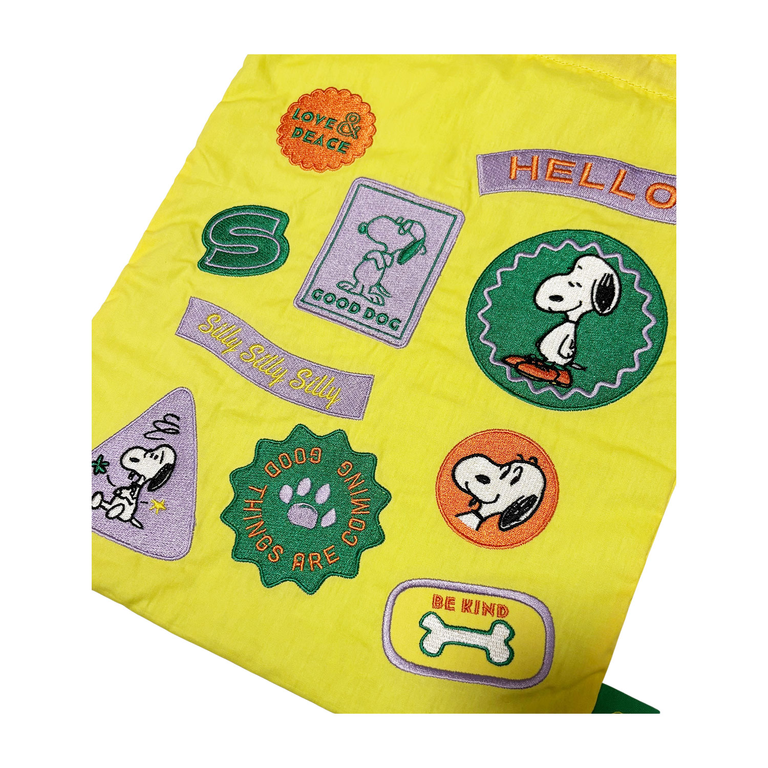 公式] メーカー直営 PEANUTS ヴィンテージ ピーナッツ 刺繍巾着