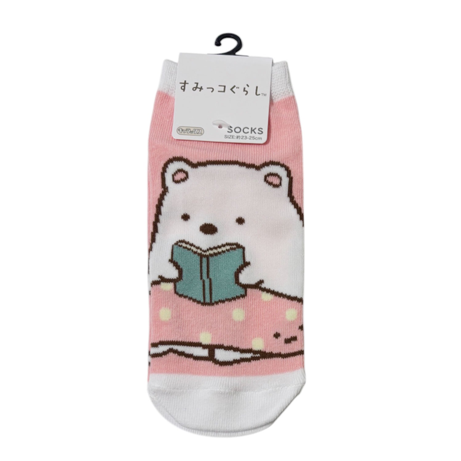 [公式] メーカー直営 リラックマ キャラックス（靴下）しろくま ピンク