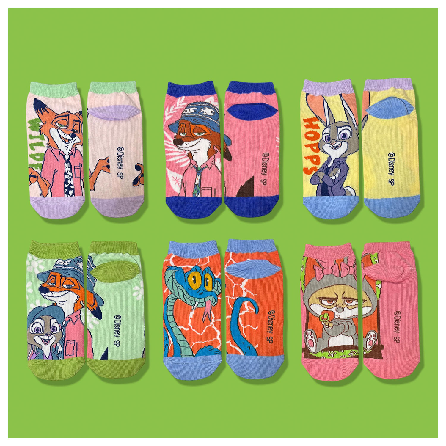 公式] メーカー直営 ディズニー キャラックス（靴下）ズートピア2