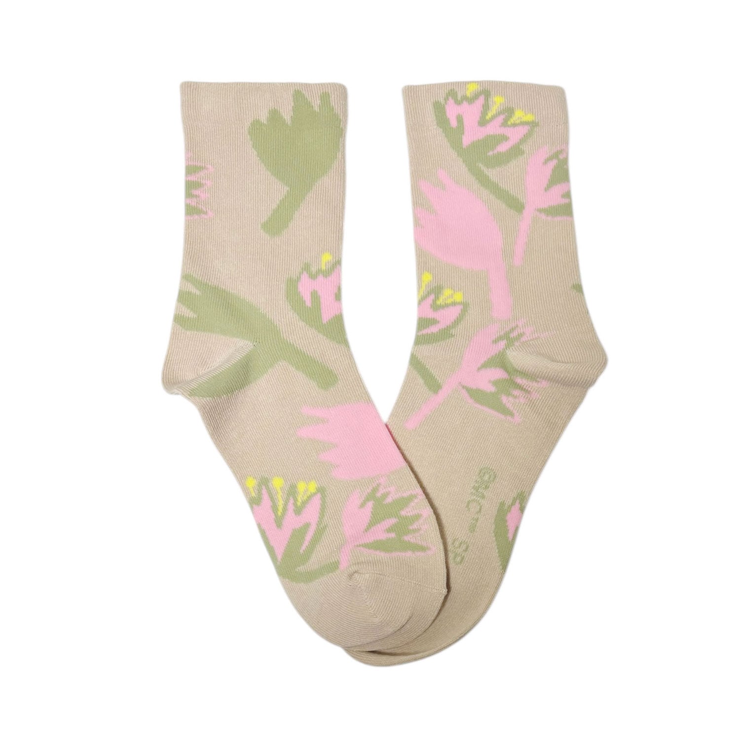 公式] メーカー直営 ムーミン リトルミイフェア 刺繍ソックス お花
