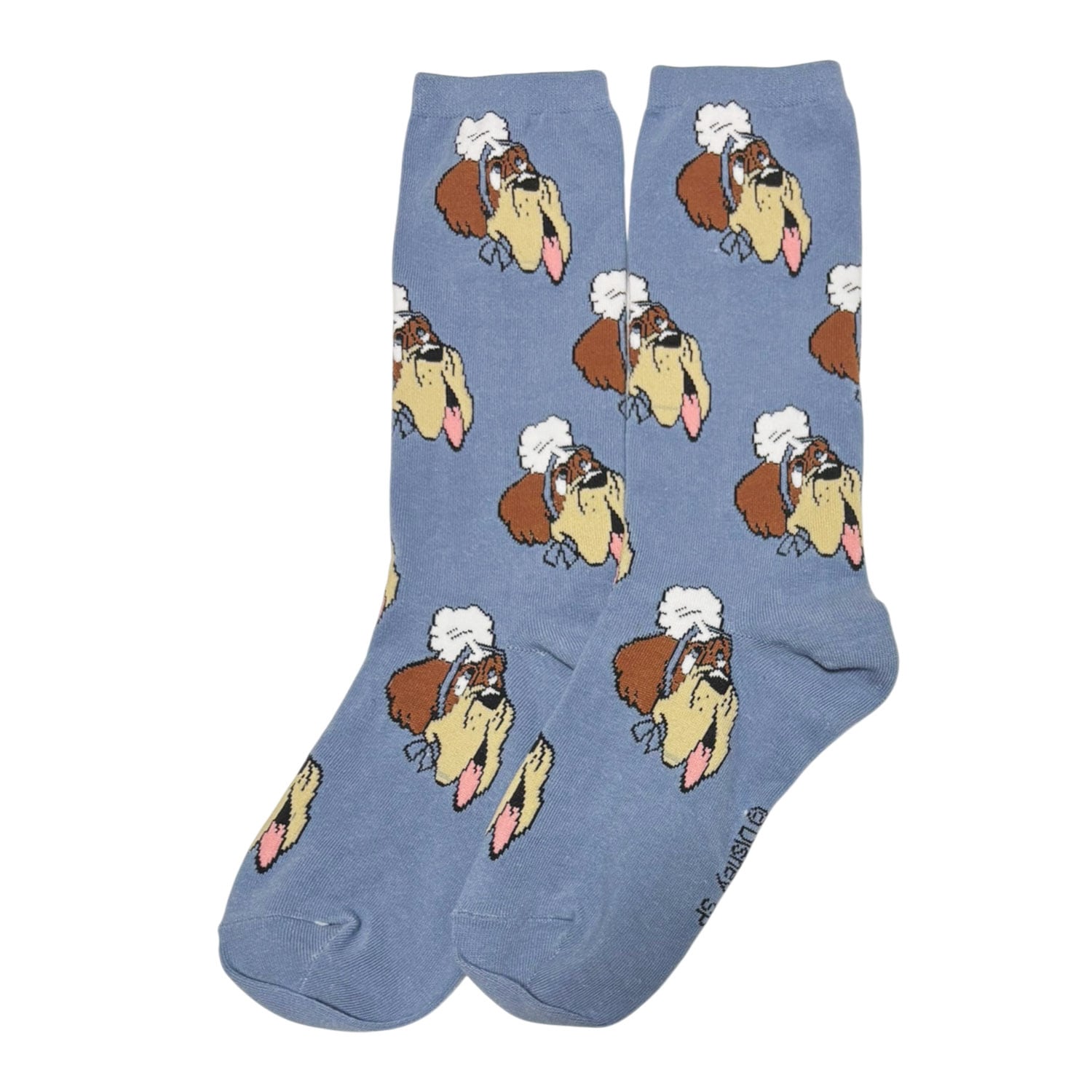 公式] メーカー直営 ディズニー キャット＆ドッグ パターンソックス